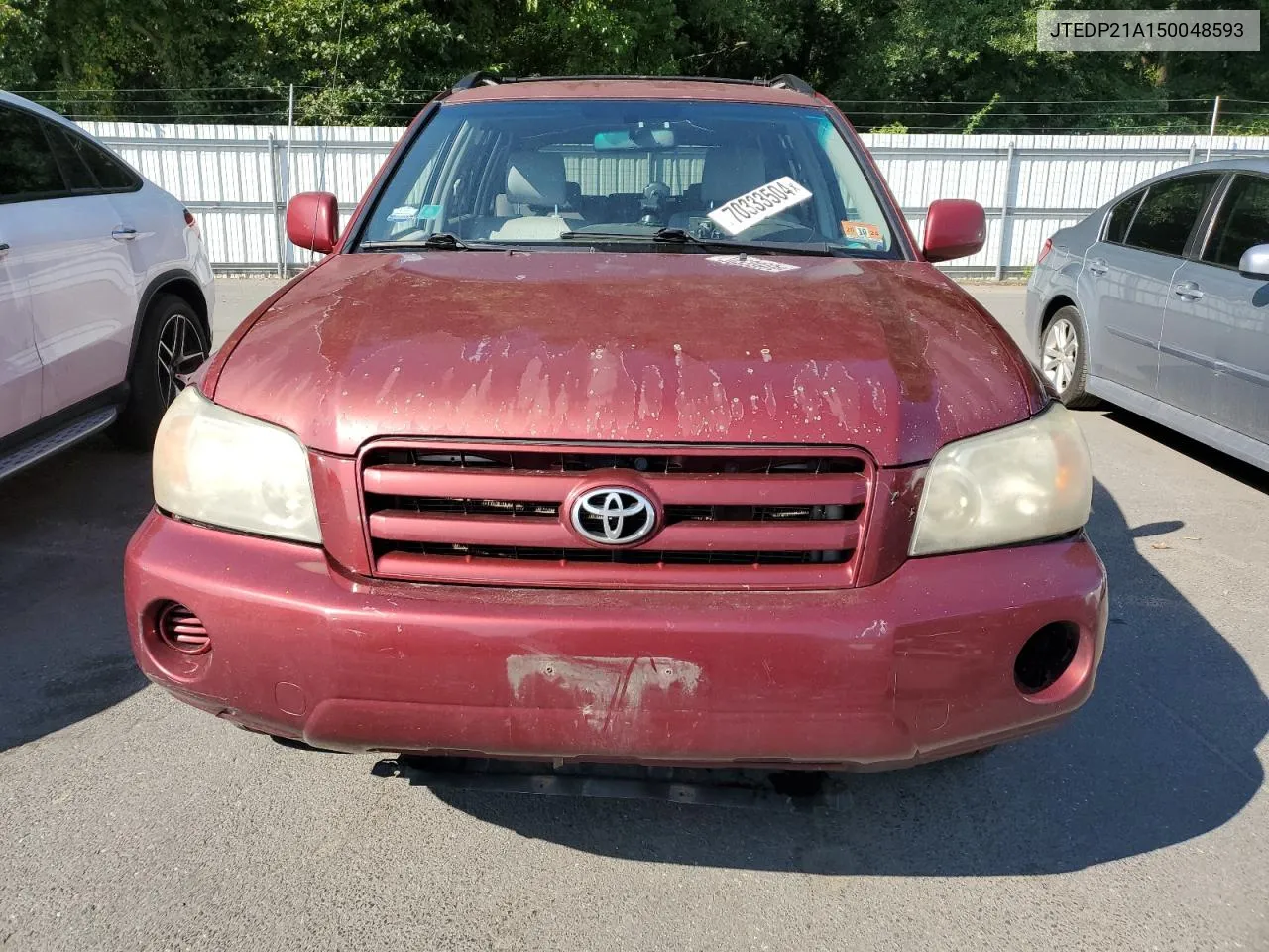 2005 Toyota Highlander Limited VIN: JTEDP21A150048593 Lot: 70333504