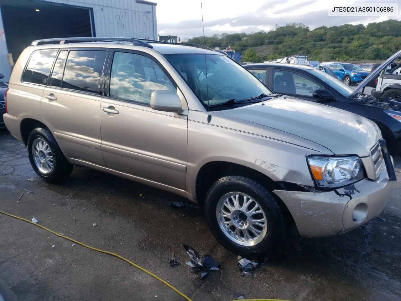 2005 Toyota Highlander VIN: JTEGD21A350106886 Lot: 70397084