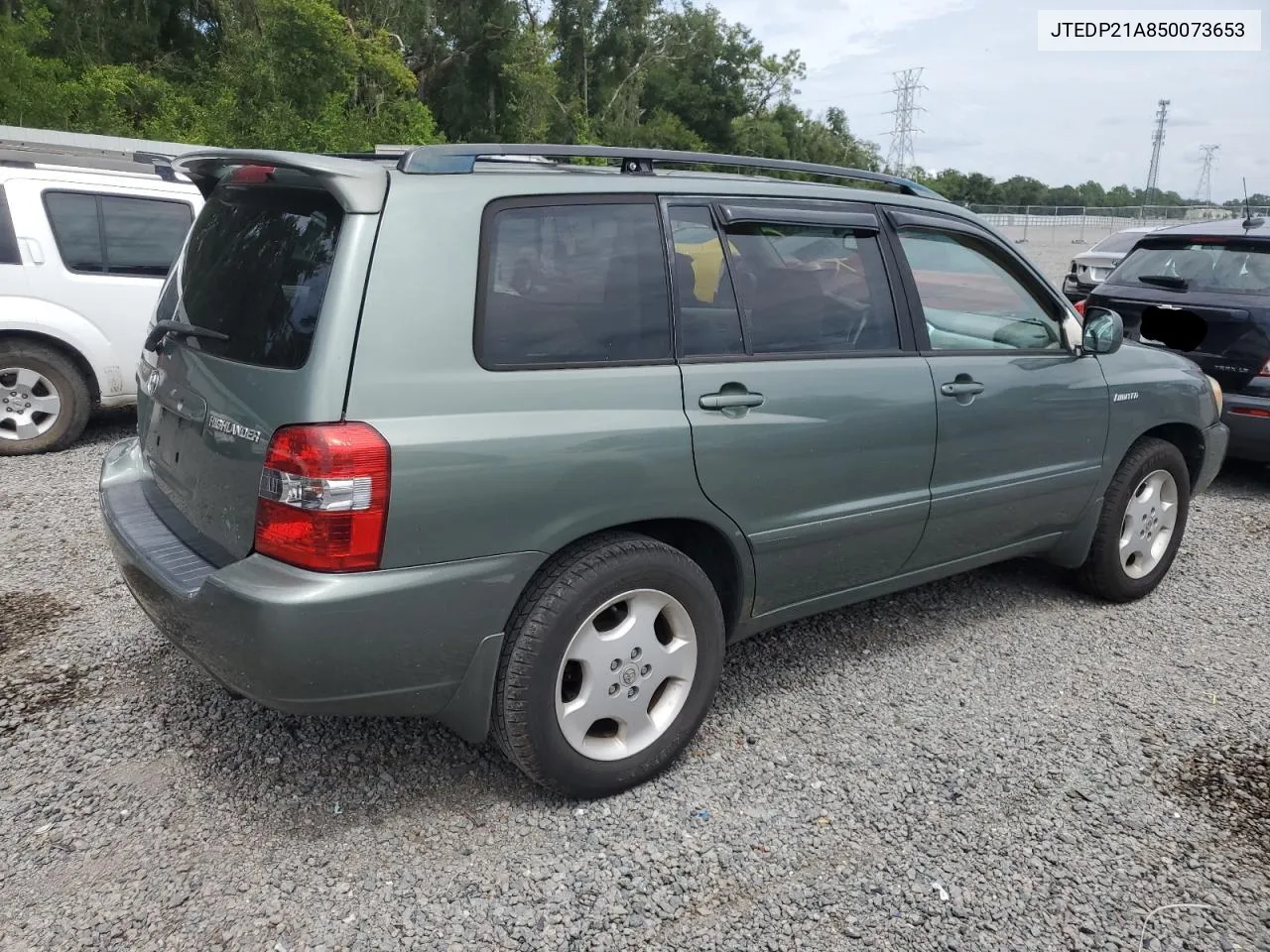 2005 Toyota Highlander Limited VIN: JTEDP21A850073653 Lot: 70422574