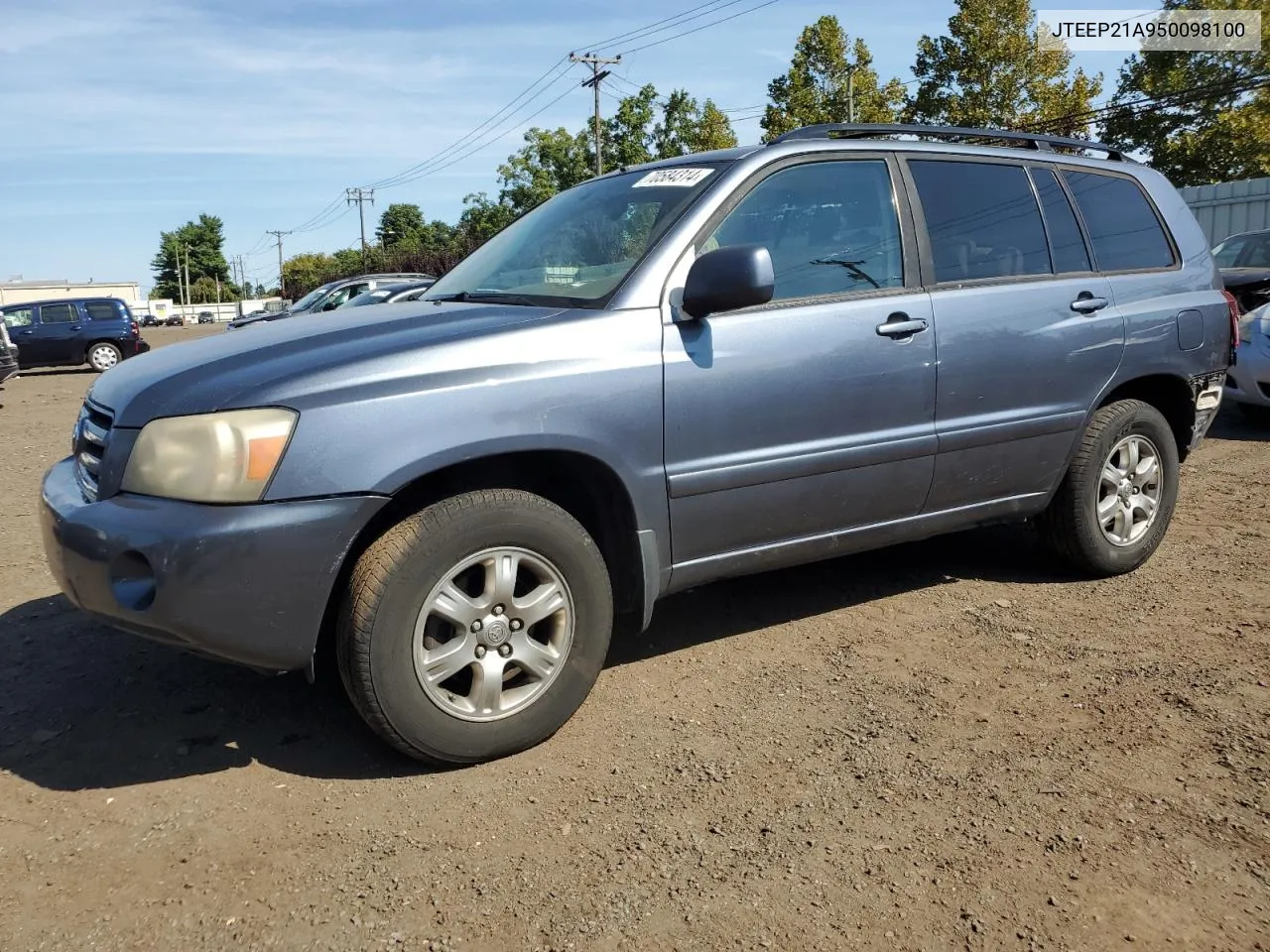 2005 Toyota Highlander Limited VIN: JTEEP21A950098100 Lot: 70584314