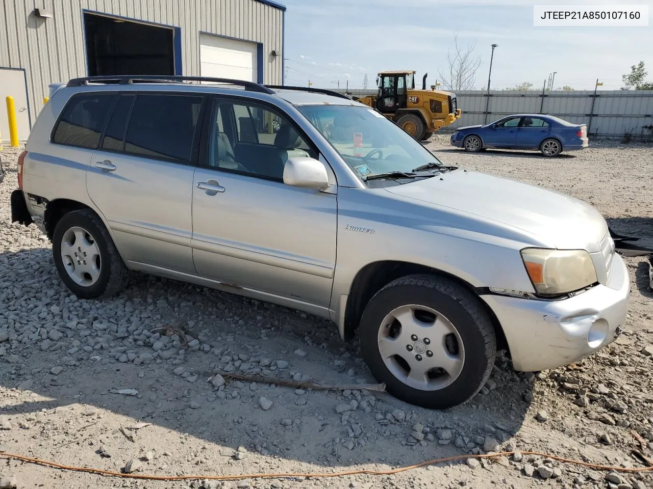 2005 Toyota Highlander Limited VIN: JTEEP21A850107160 Lot: 70859494