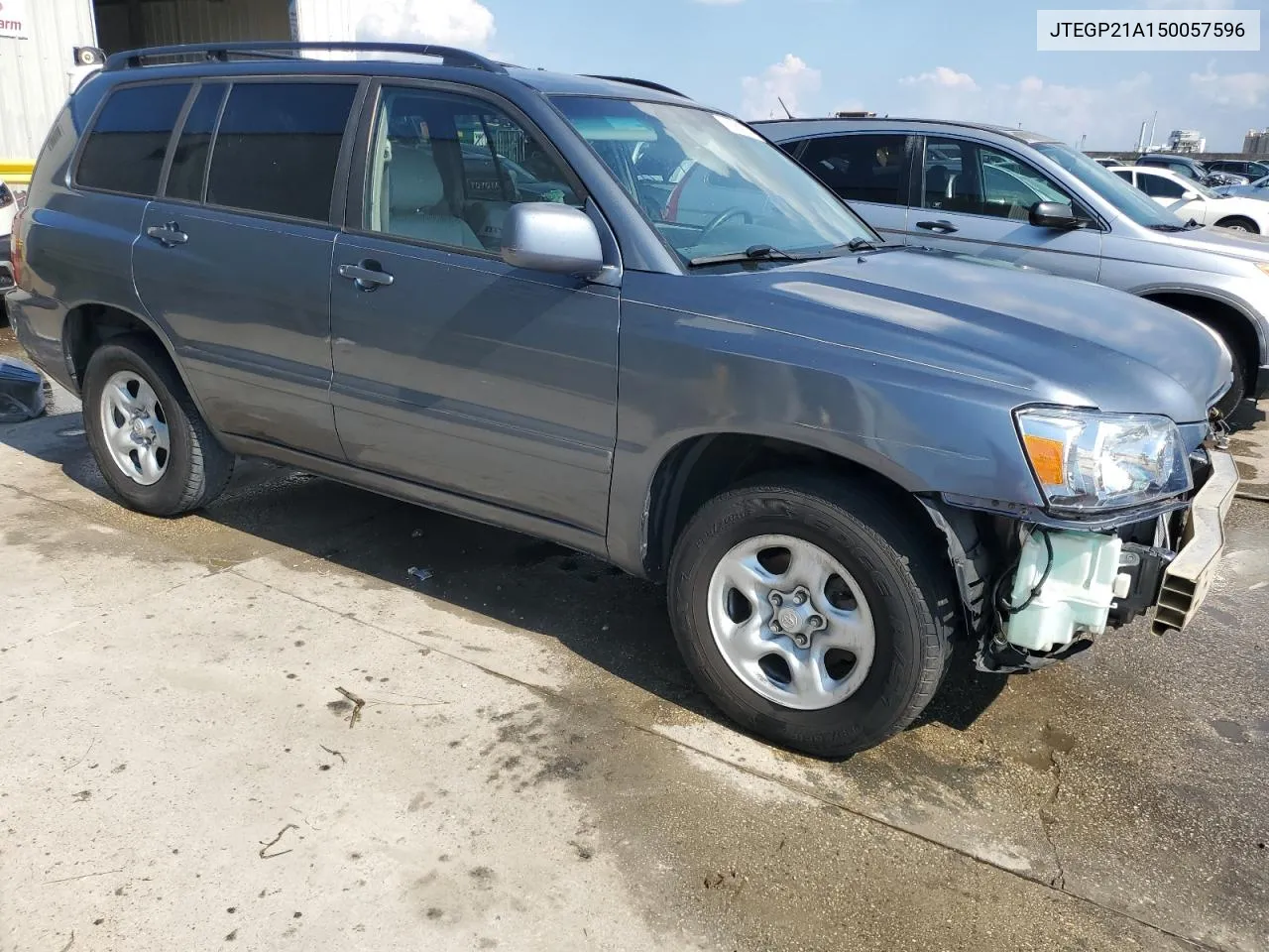 2005 Toyota Highlander Limited VIN: JTEGP21A150057596 Lot: 71084914