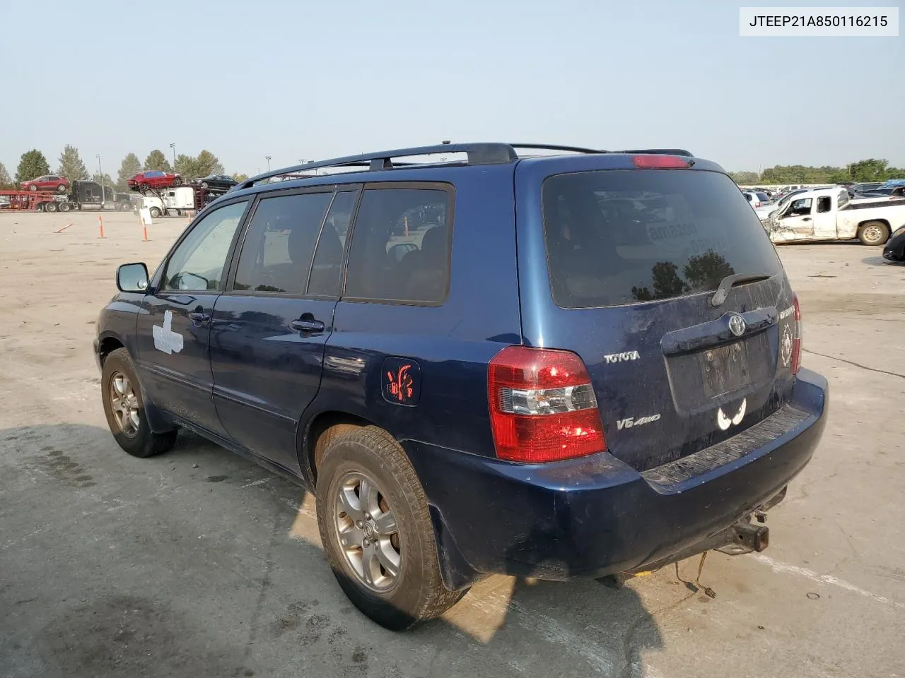 2005 Toyota Highlander Limited VIN: JTEEP21A850116215 Lot: 71242034