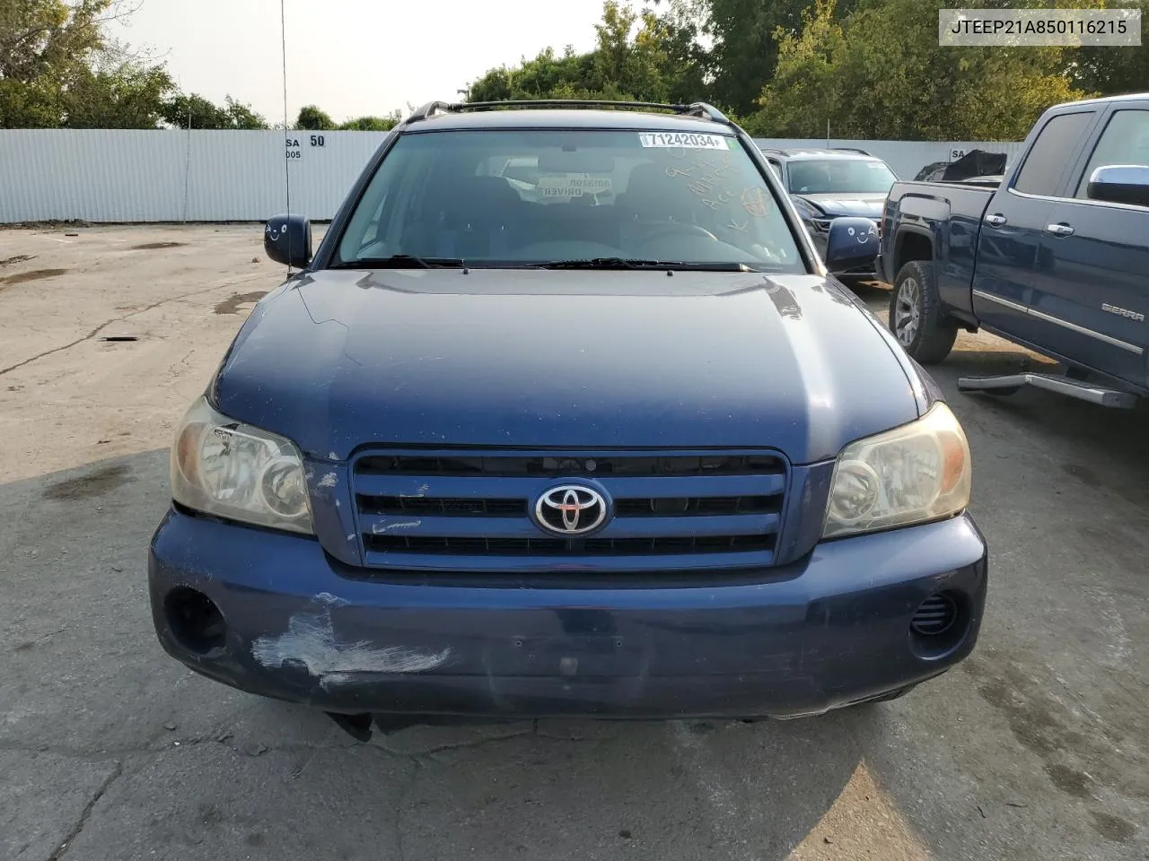 JTEEP21A850116215 2005 Toyota Highlander Limited