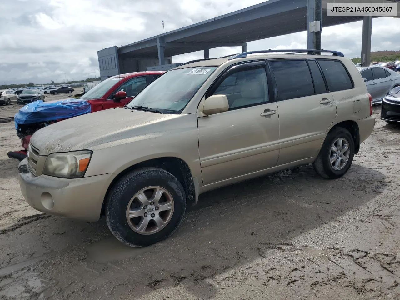 2005 Toyota Highlander Limited VIN: JTEGP21A450045667 Lot: 72018084