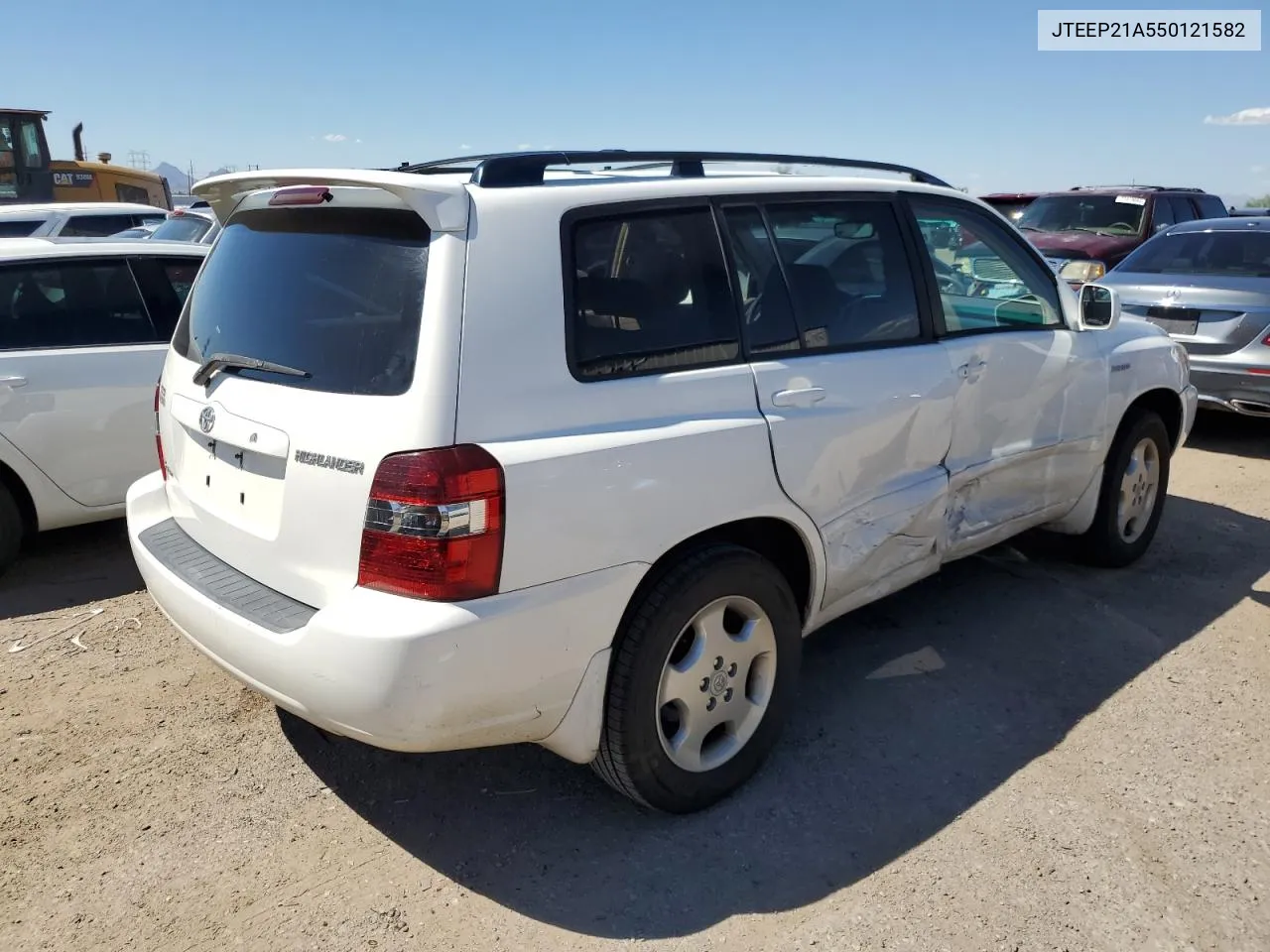 2005 Toyota Highlander Limited VIN: JTEEP21A550121582 Lot: 72480044