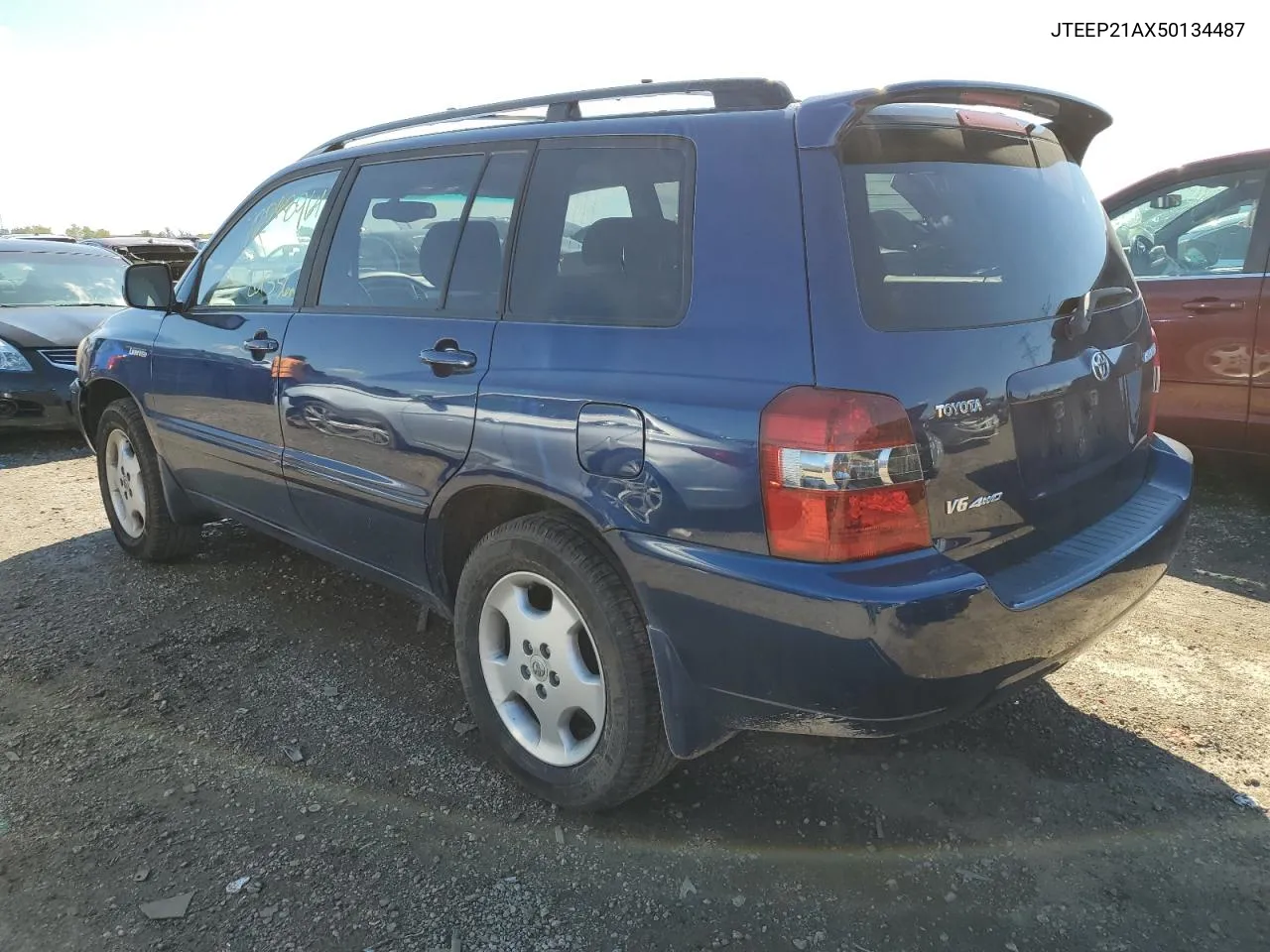 2005 Toyota Highlander Limited VIN: JTEEP21AX50134487 Lot: 72548964