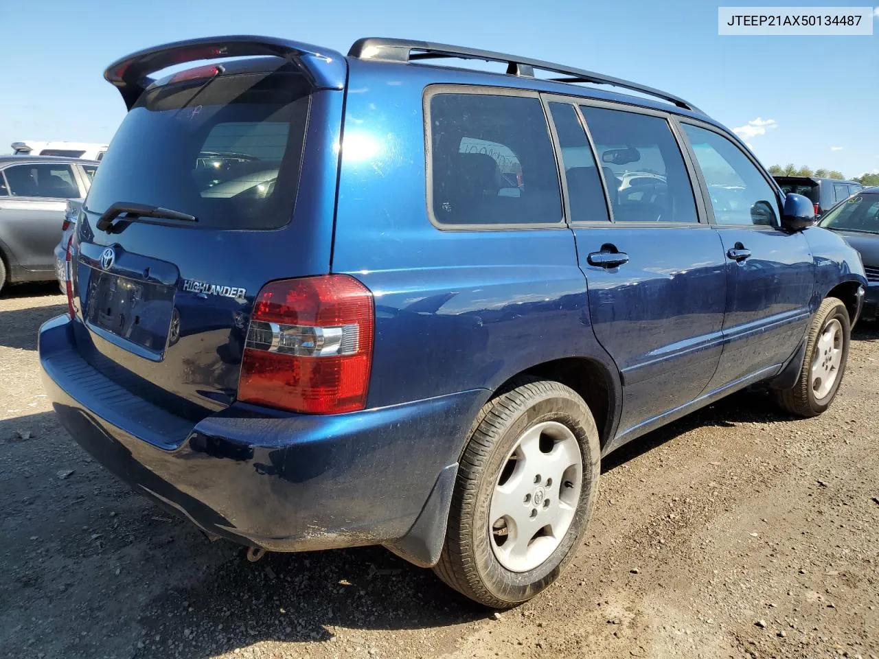 2005 Toyota Highlander Limited VIN: JTEEP21AX50134487 Lot: 72548964