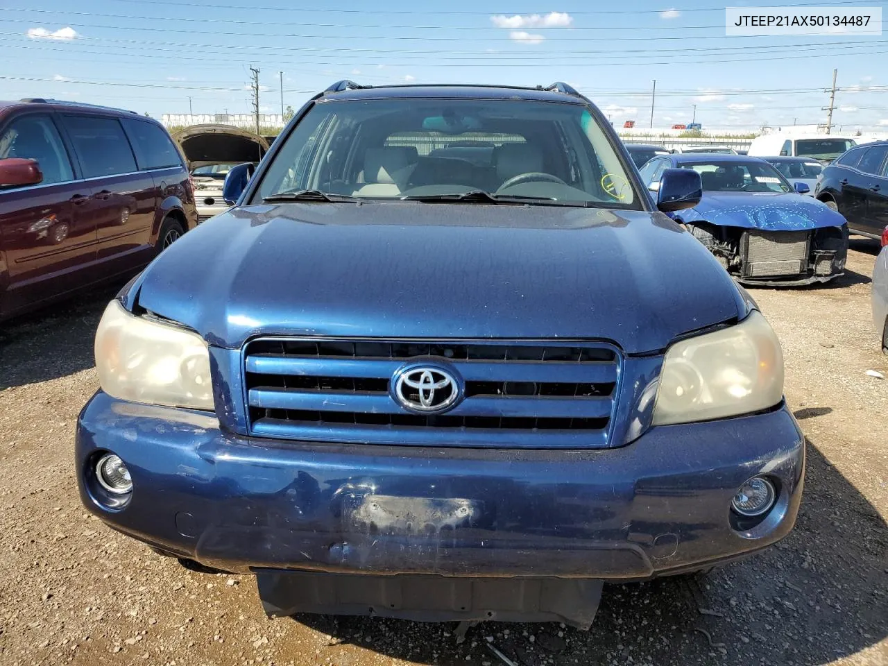 2005 Toyota Highlander Limited VIN: JTEEP21AX50134487 Lot: 72548964