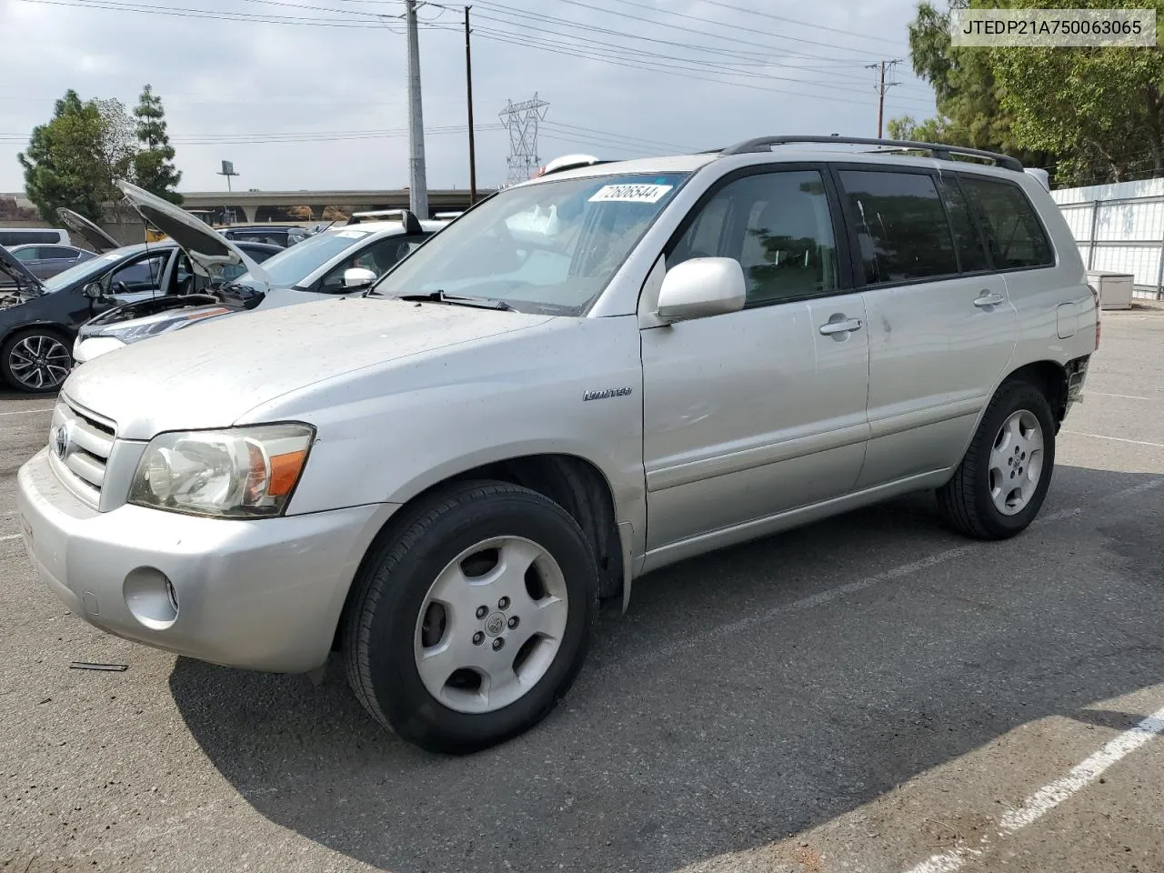 2005 Toyota Highlander Limited VIN: JTEDP21A750063065 Lot: 72606544