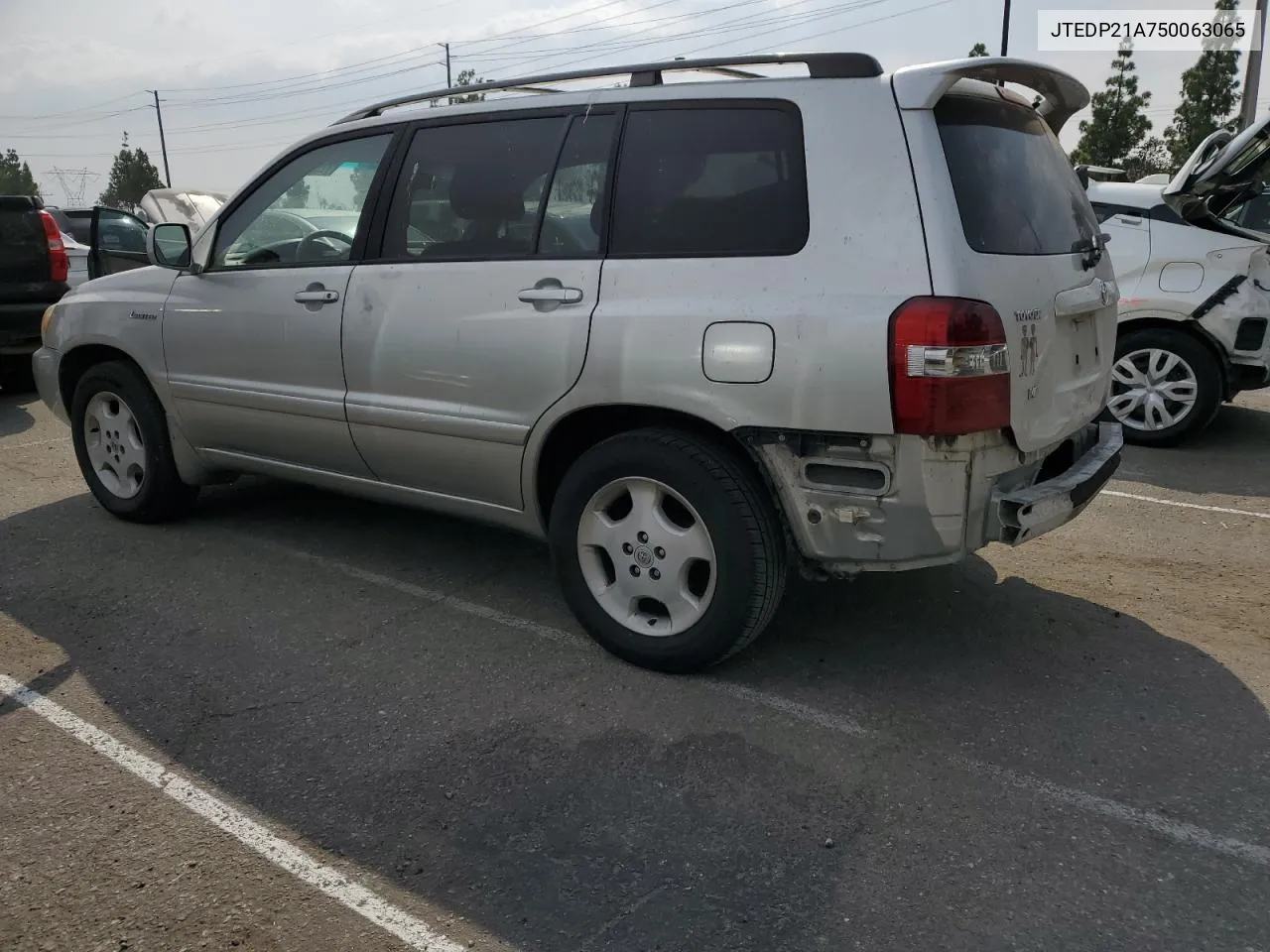 2005 Toyota Highlander Limited VIN: JTEDP21A750063065 Lot: 72606544