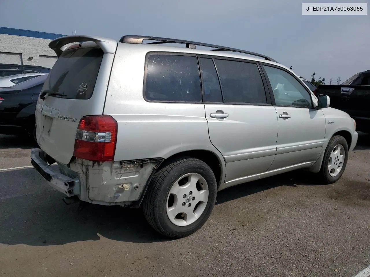 2005 Toyota Highlander Limited VIN: JTEDP21A750063065 Lot: 72606544