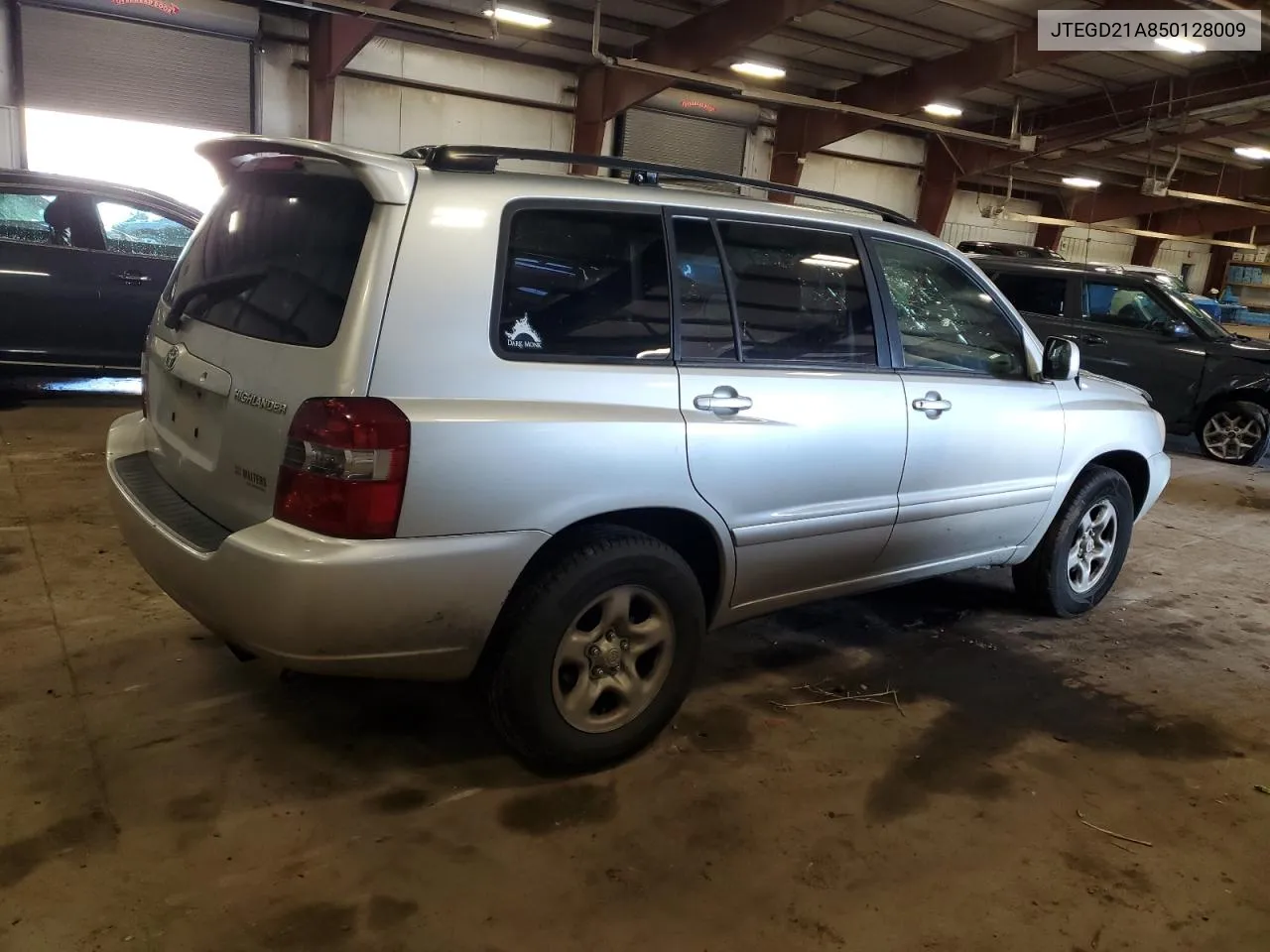 2005 Toyota Highlander VIN: JTEGD21A850128009 Lot: 72856264