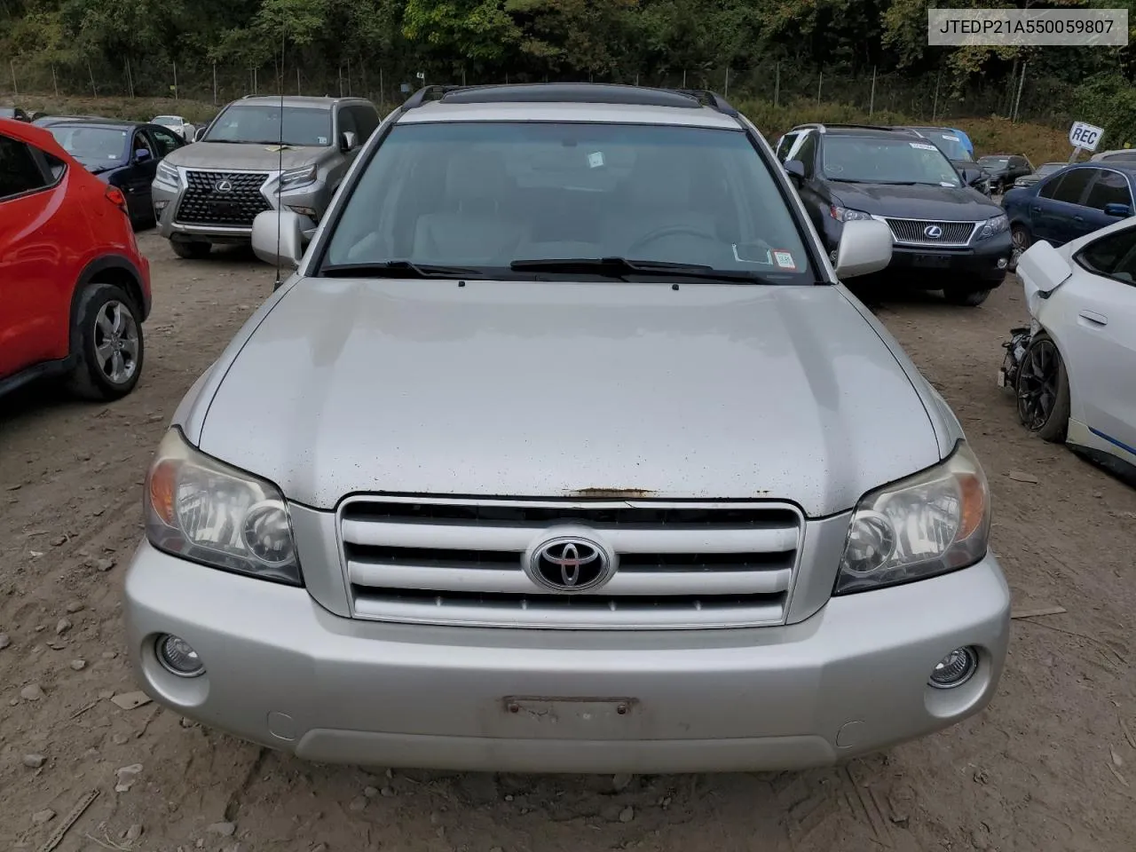 2005 Toyota Highlander Limited VIN: JTEDP21A550059807 Lot: 72977154