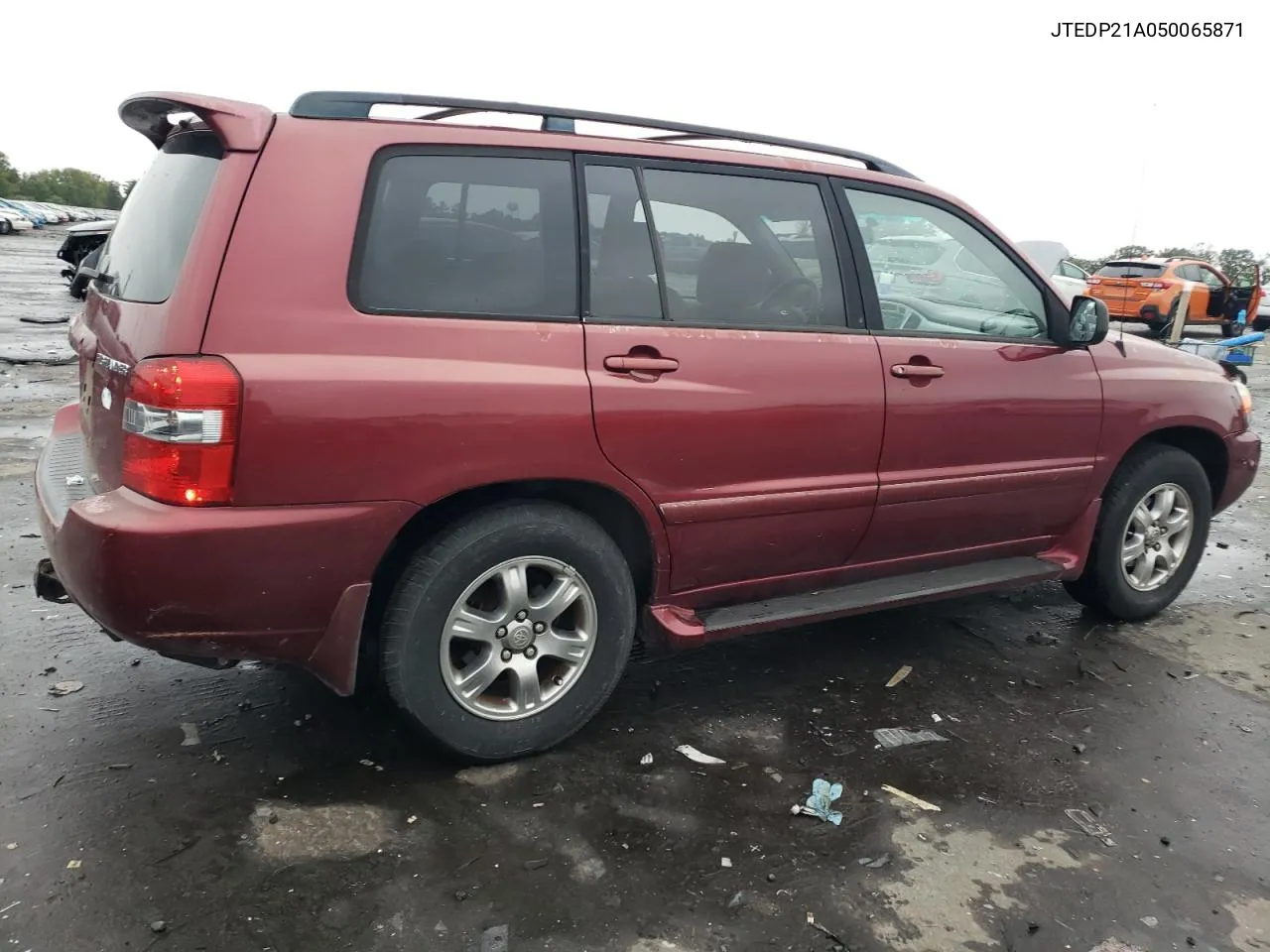 2005 Toyota Highlander Limited VIN: JTEDP21A050065871 Lot: 72997794