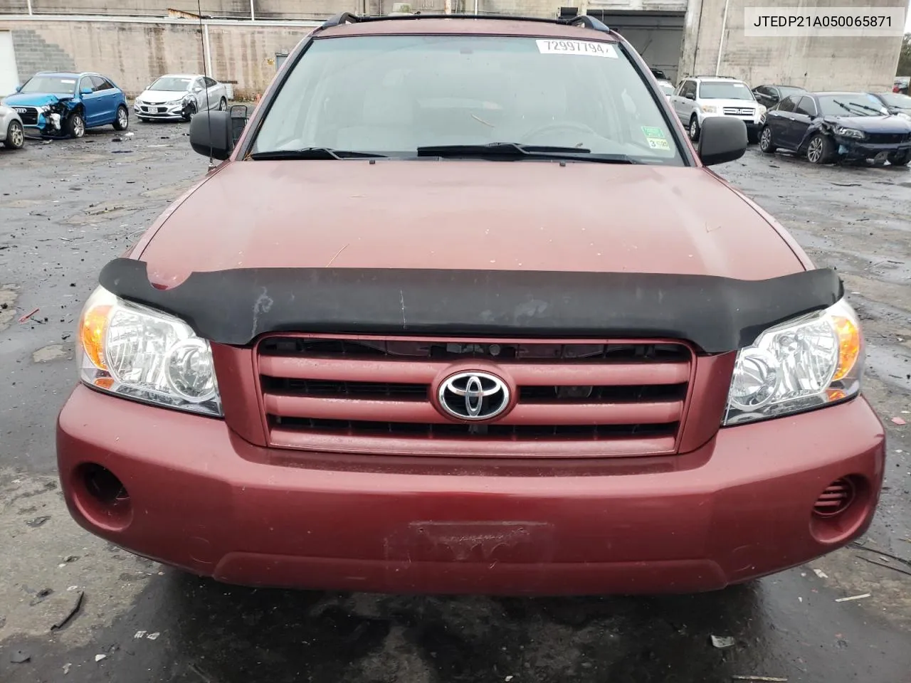 2005 Toyota Highlander Limited VIN: JTEDP21A050065871 Lot: 72997794