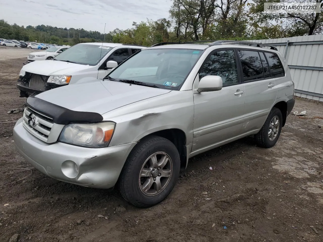 2005 Toyota Highlander Limited VIN: JTEEP21A450107737 Lot: 72998574