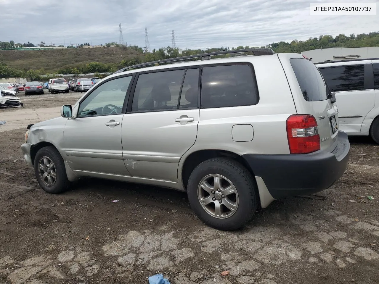 2005 Toyota Highlander Limited VIN: JTEEP21A450107737 Lot: 72998574