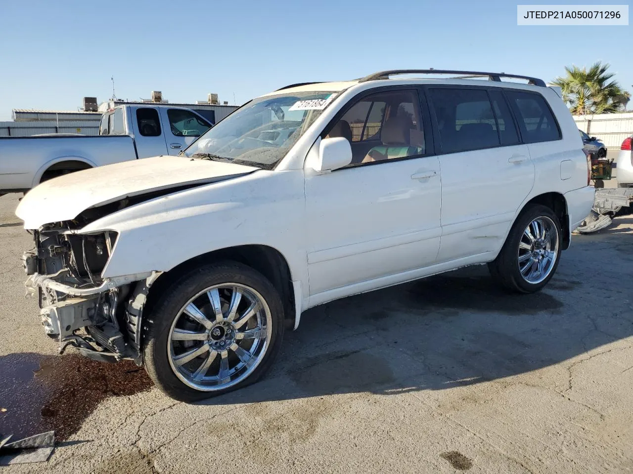 2005 Toyota Highlander Limited VIN: JTEDP21A050071296 Lot: 73161864