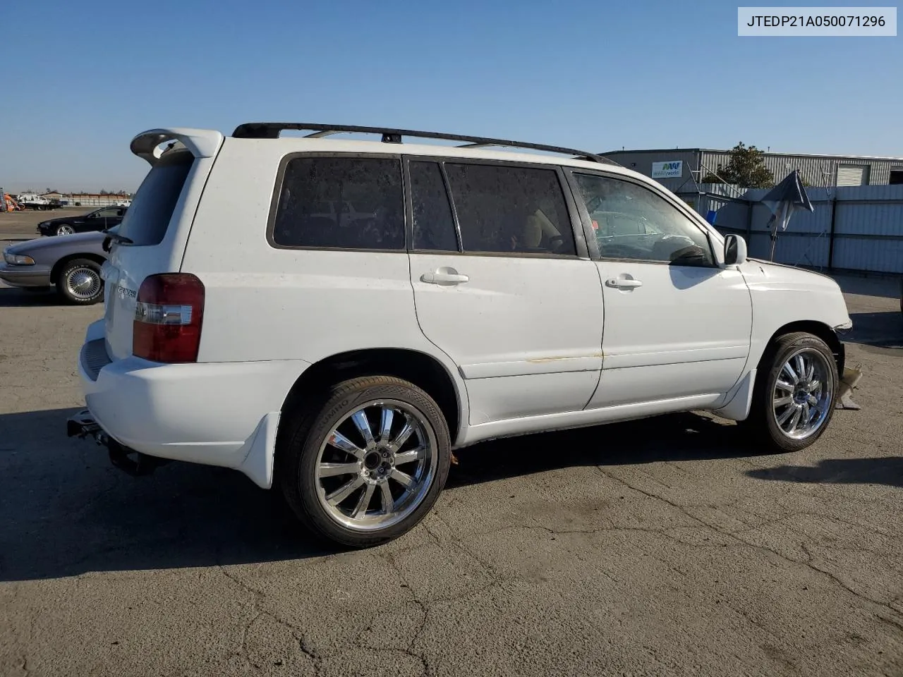 2005 Toyota Highlander Limited VIN: JTEDP21A050071296 Lot: 73161864