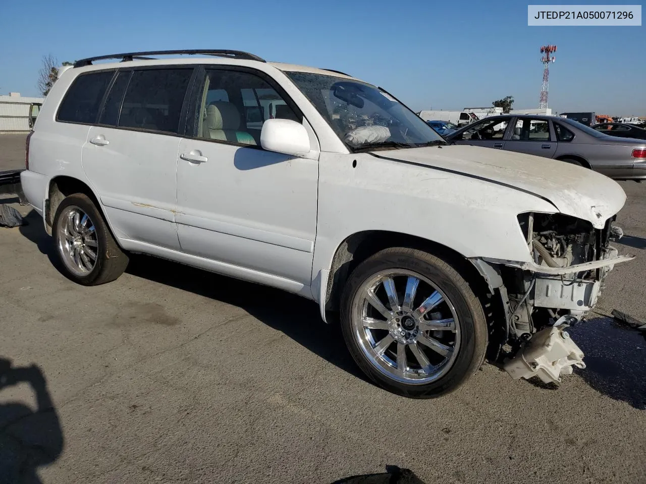 2005 Toyota Highlander Limited VIN: JTEDP21A050071296 Lot: 73161864