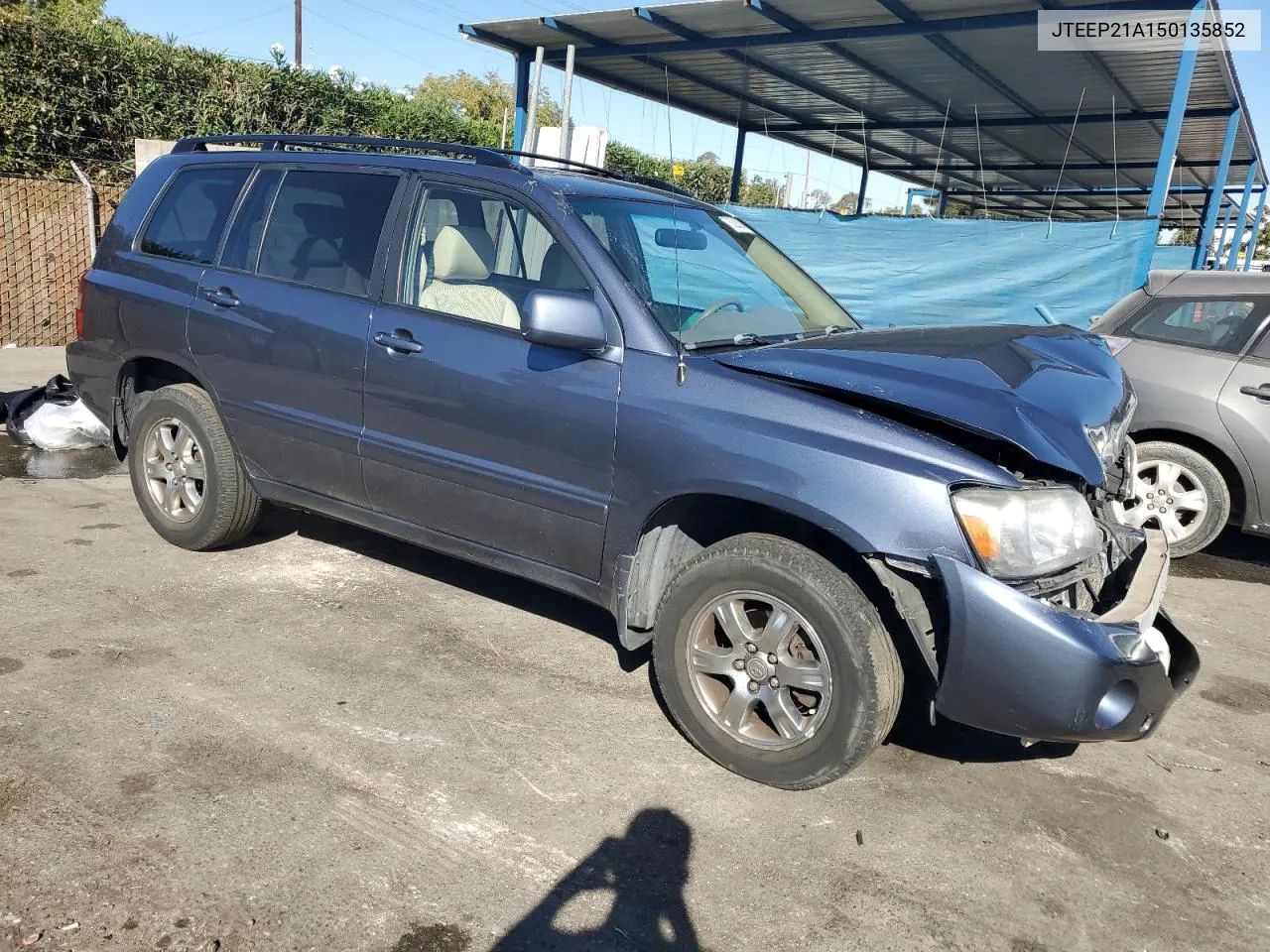 2005 Toyota Highlander Limited VIN: JTEEP21A150135852 Lot: 73328294