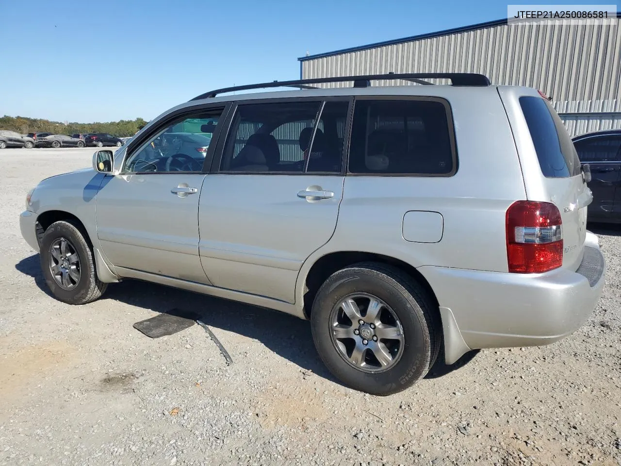 2005 Toyota Highlander Limited VIN: JTEEP21A250086581 Lot: 73882854