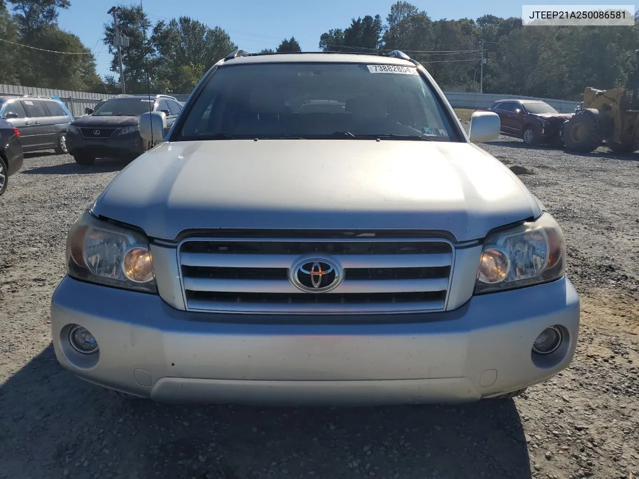 2005 Toyota Highlander Limited VIN: JTEEP21A250086581 Lot: 73882854