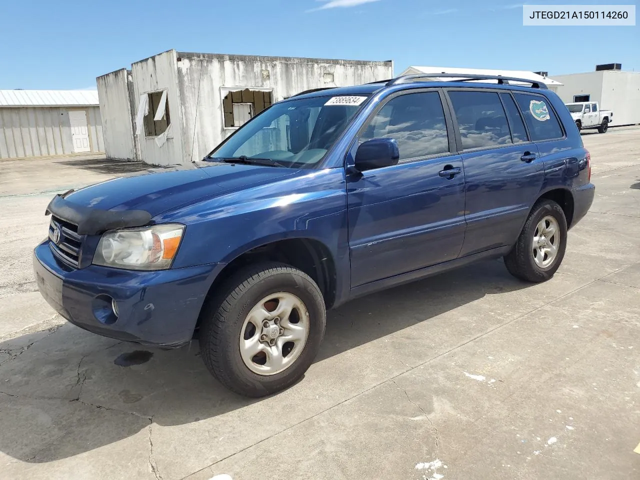 2005 Toyota Highlander VIN: JTEGD21A150114260 Lot: 73889634