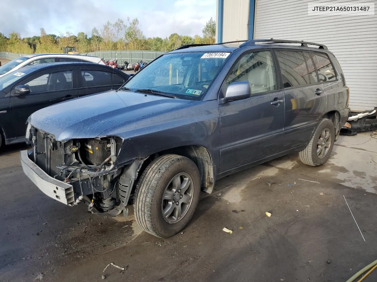 2005 Toyota Highlander Limited VIN: JTEEP21A650131487 Lot: 73979194