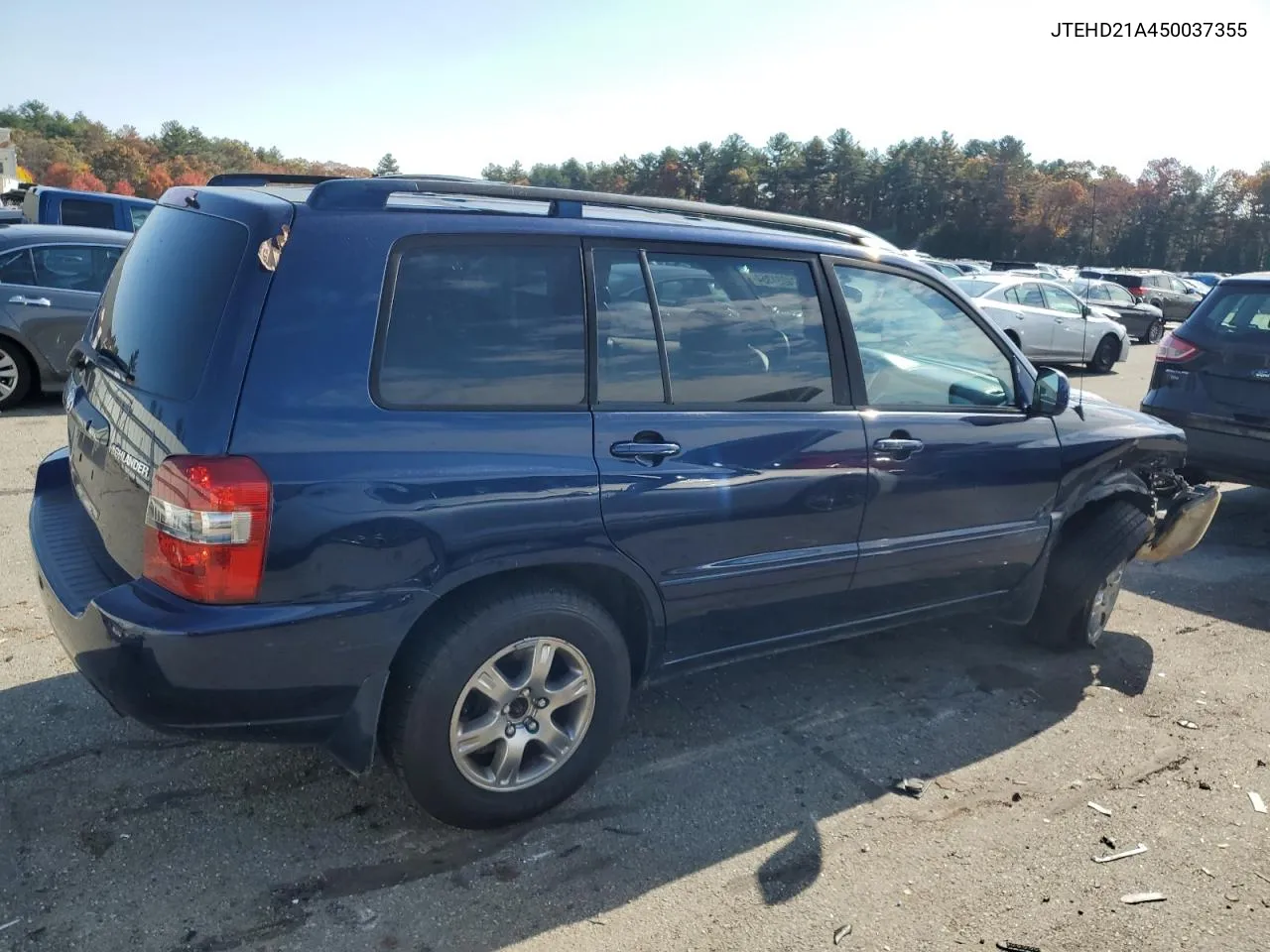 2005 Toyota Highlander VIN: JTEHD21A450037355 Lot: 74031354