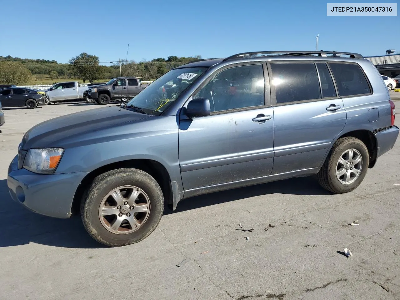 2005 Toyota Highlander Limited VIN: JTEDP21A350047316 Lot: 74721754