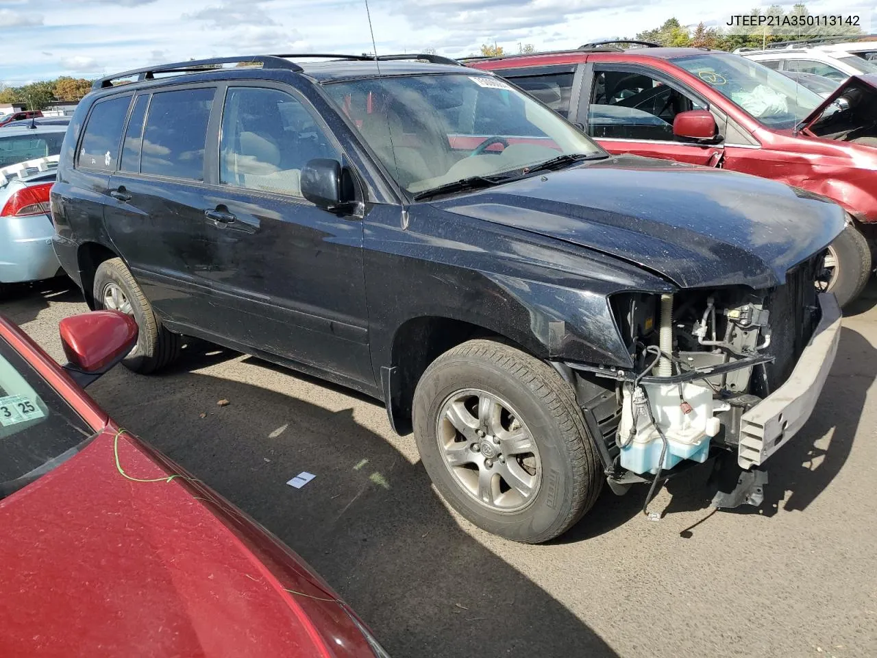 2005 Toyota Highlander Limited VIN: JTEEP21A350113142 Lot: 75006084