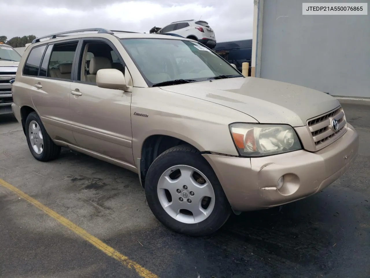 2005 Toyota Highlander Limited VIN: JTEDP21A550076865 Lot: 75823714