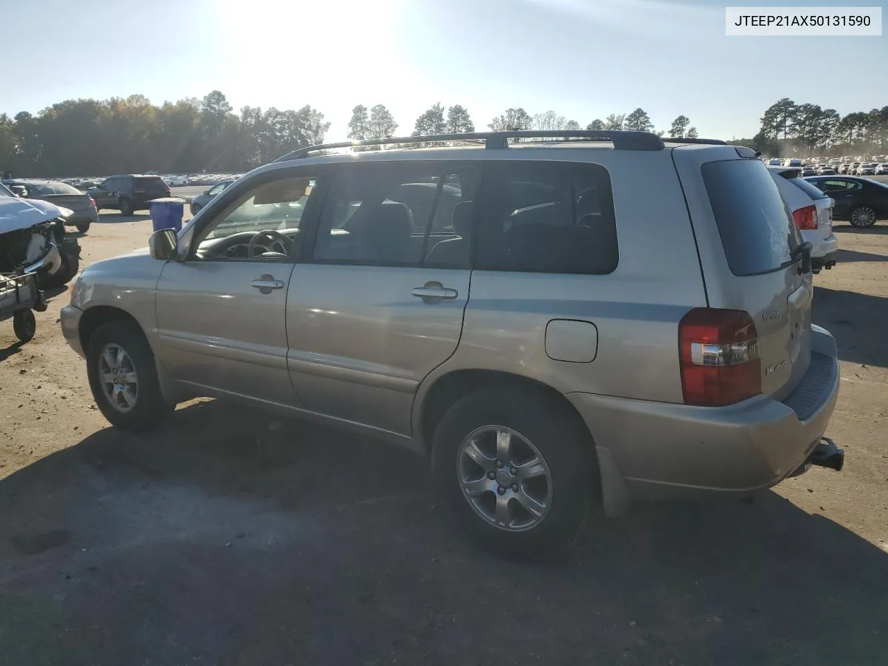 2005 Toyota Highlander Limited VIN: JTEEP21AX50131590 Lot: 76932804