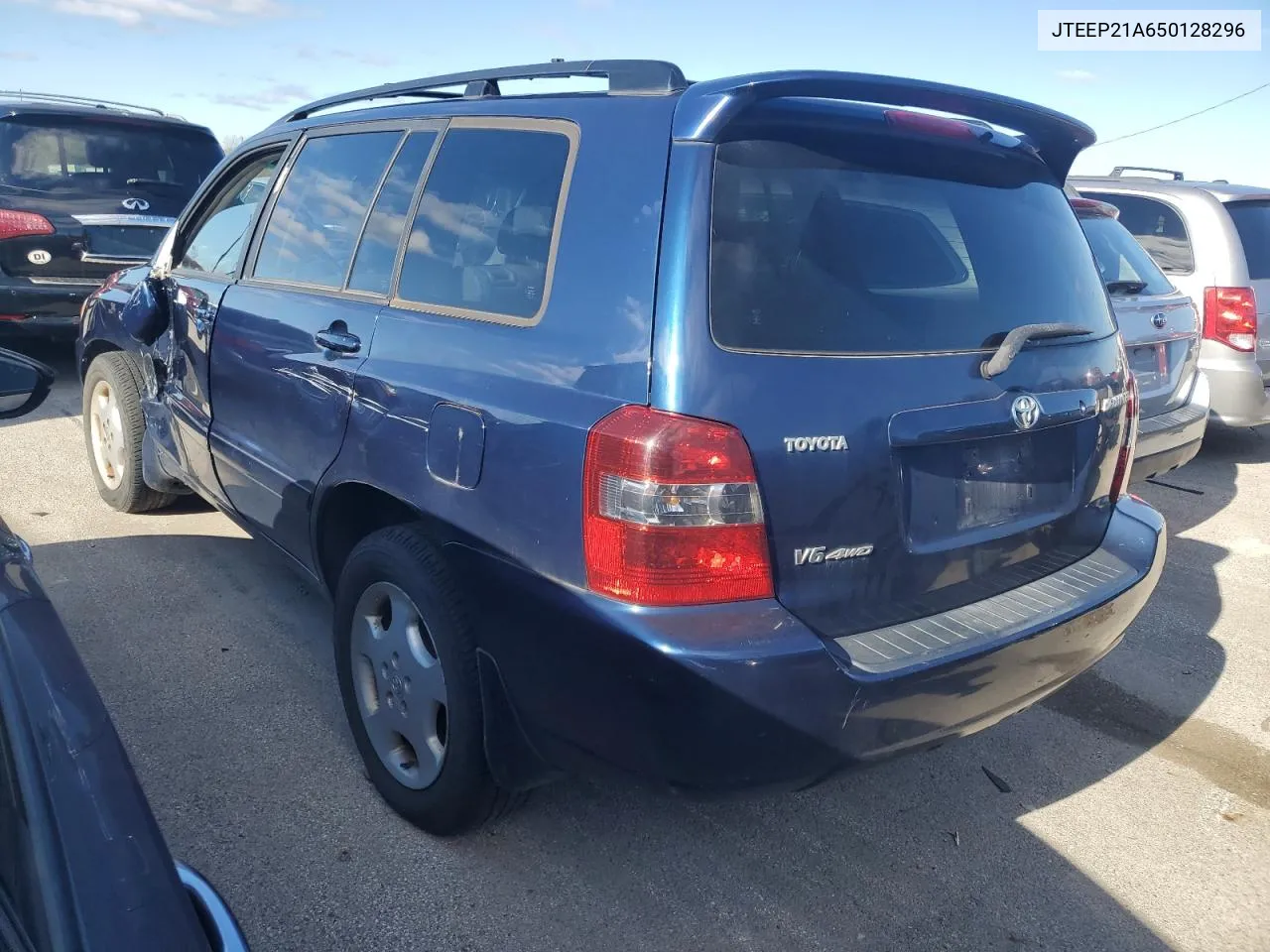 2005 Toyota Highlander Limited VIN: JTEEP21A650128296 Lot: 76954814