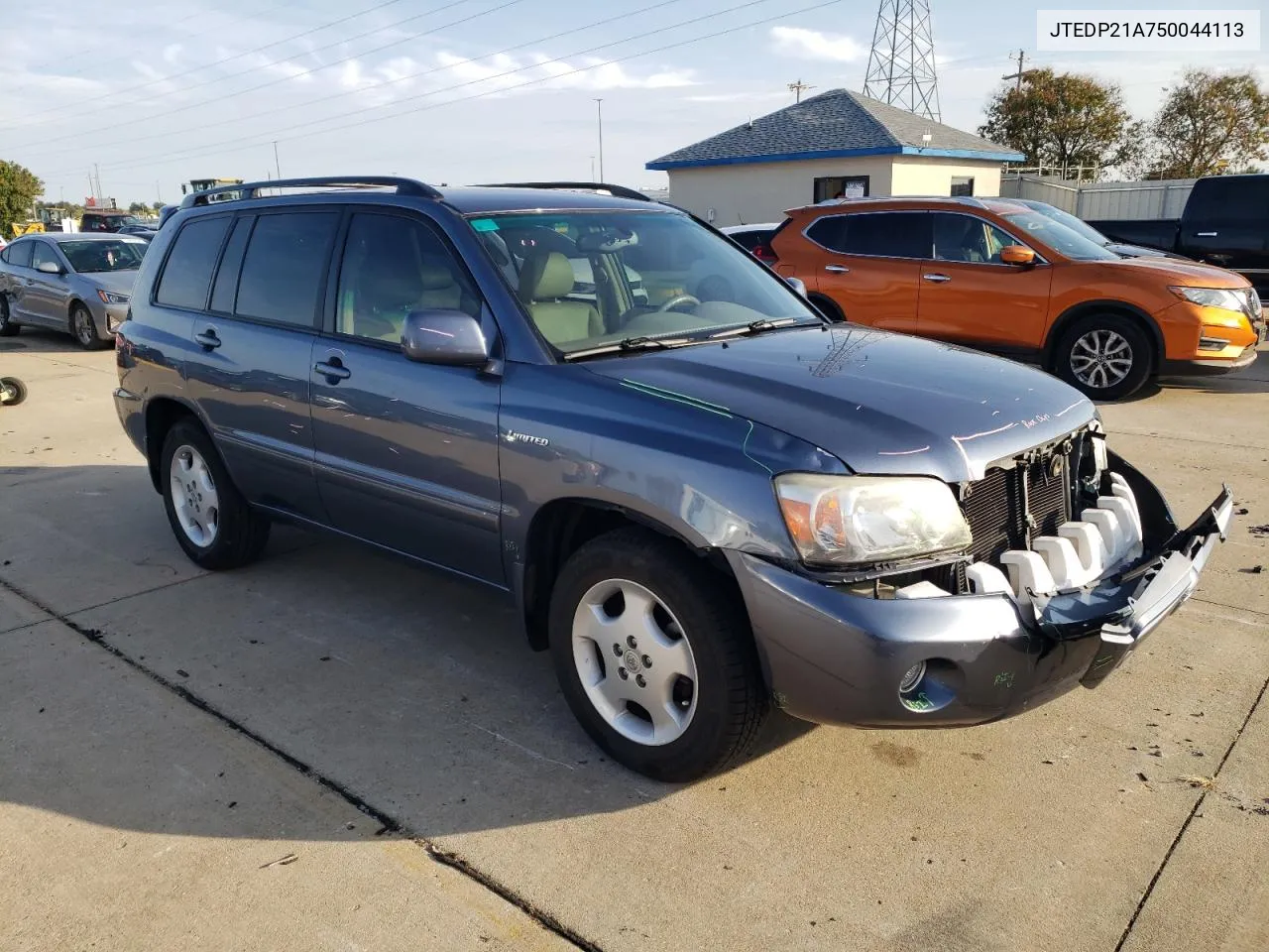 2005 Toyota Highlander Limited VIN: JTEDP21A750044113 Lot: 77909274