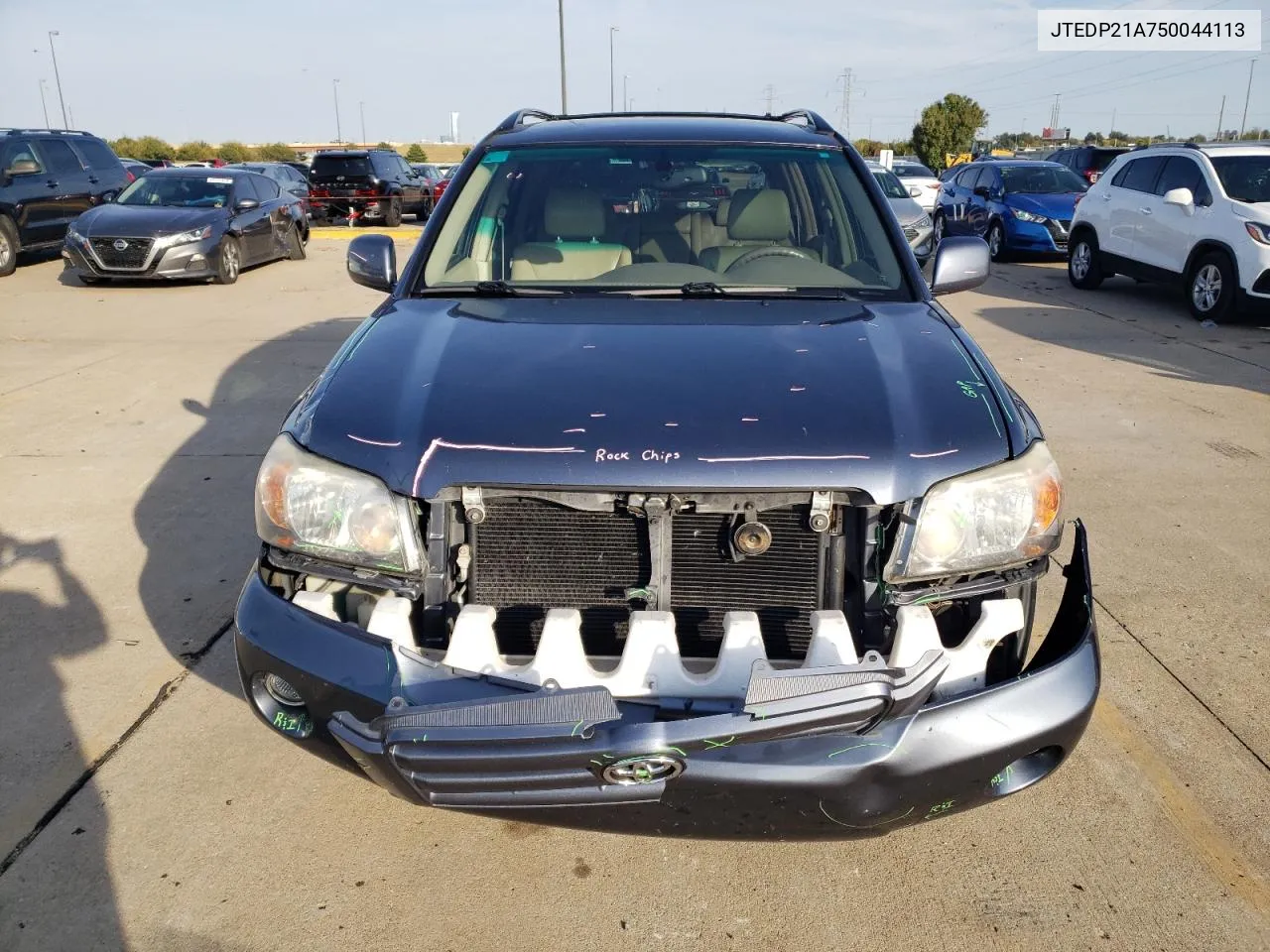 2005 Toyota Highlander Limited VIN: JTEDP21A750044113 Lot: 77909274