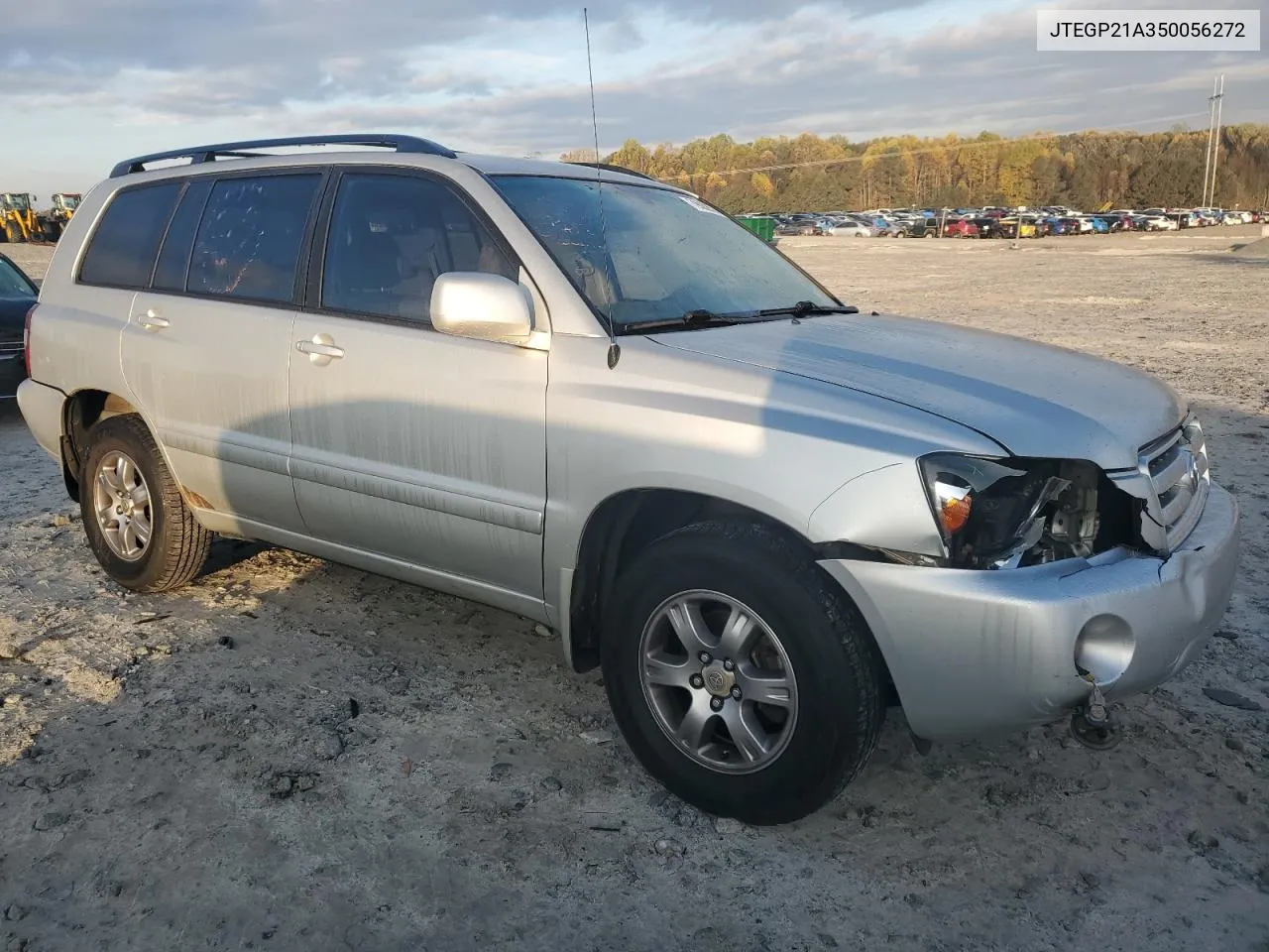 2005 Toyota Highlander Limited VIN: JTEGP21A350056272 Lot: 79082674