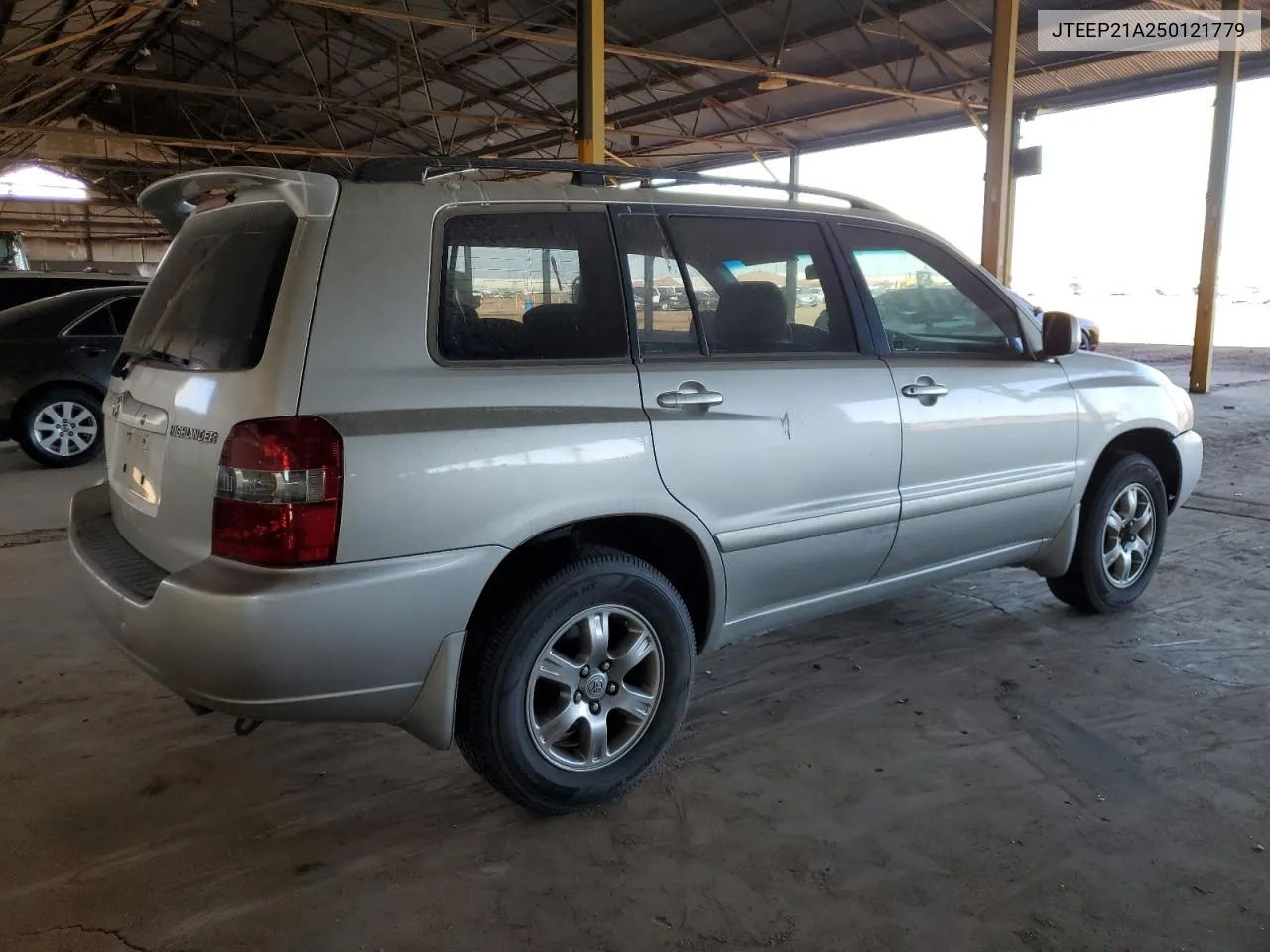 2005 Toyota Highlander Limited VIN: JTEEP21A250121779 Lot: 79698554