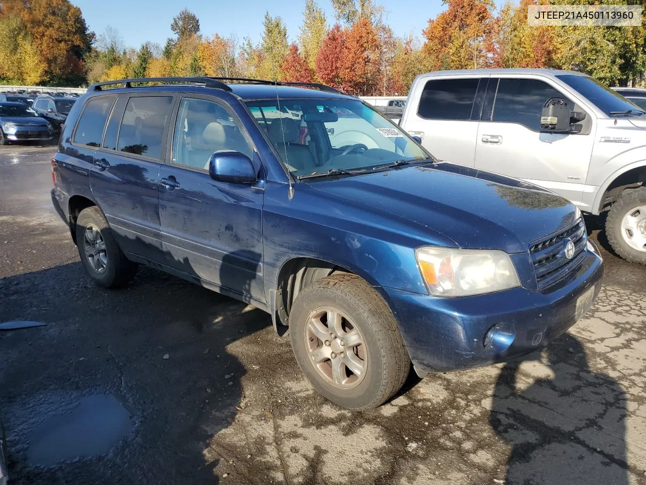 2005 Toyota Highlander Limited VIN: JTEEP21A450113960 Lot: 79780504