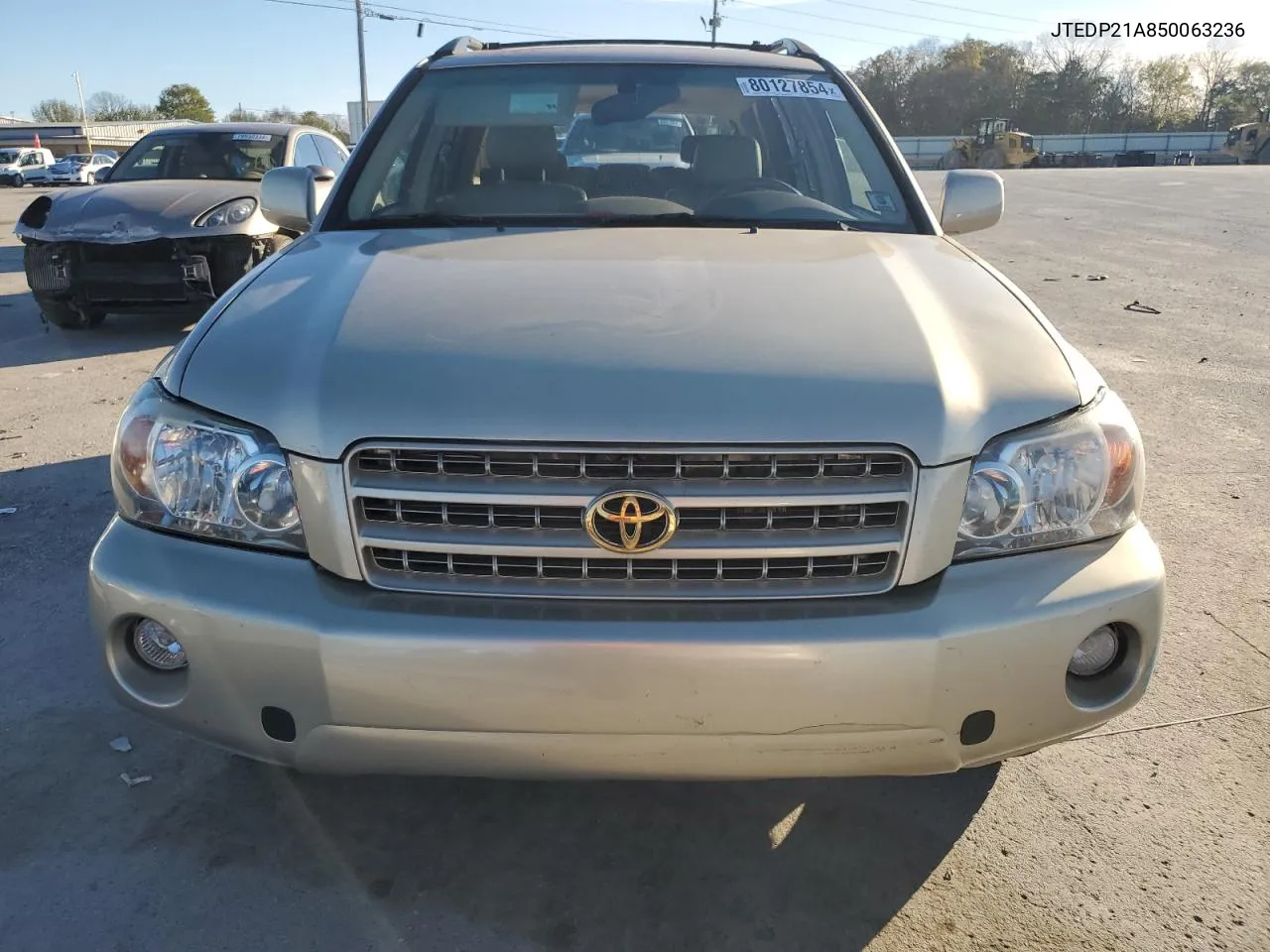 2005 Toyota Highlander Limited VIN: JTEDP21A850063236 Lot: 80127854