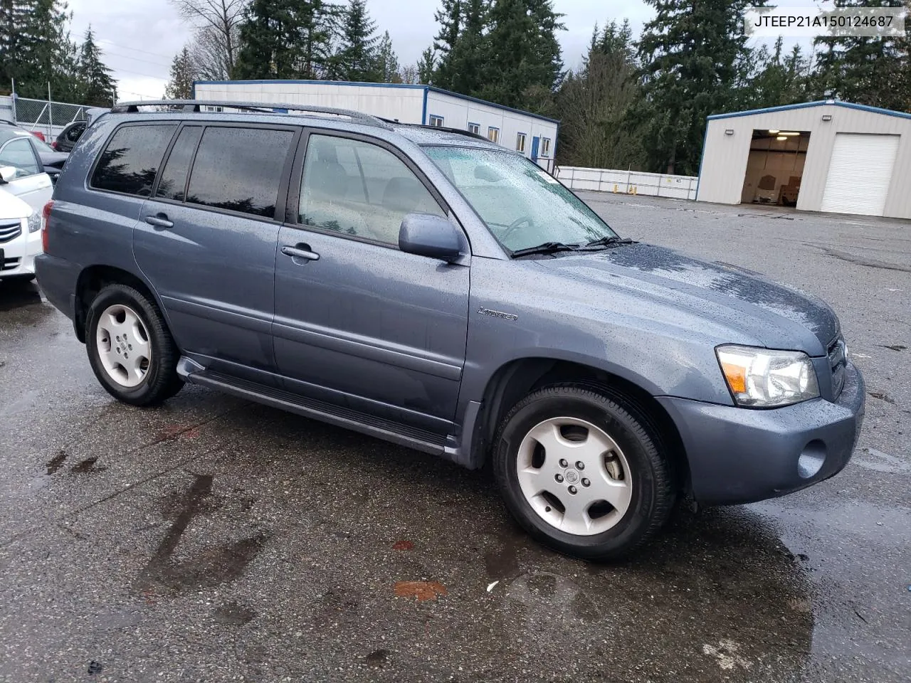 2005 Toyota Highlander Limited VIN: JTEEP21A150124687 Lot: 80259114