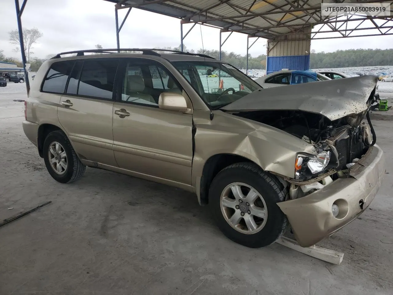 2005 Toyota Highlander Limited VIN: JTEGP21A850083919 Lot: 80269544