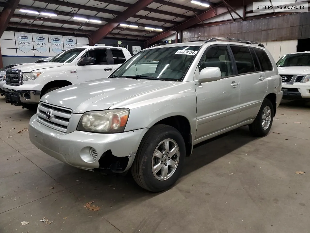 2005 Toyota Highlander Limited VIN: JTEEP21A550077048 Lot: 80370154