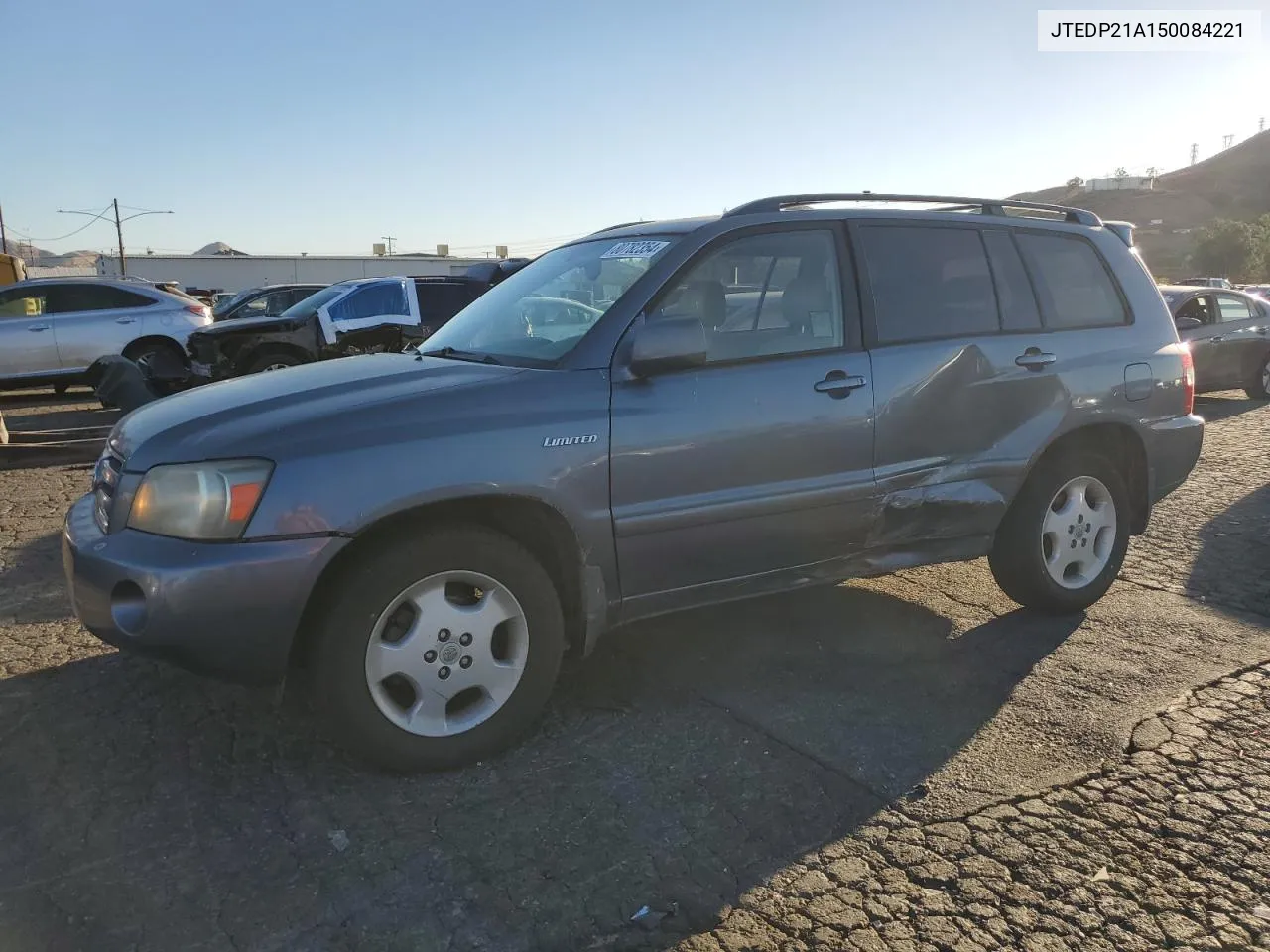 2005 Toyota Highlander Limited VIN: JTEDP21A150084221 Lot: 80782354