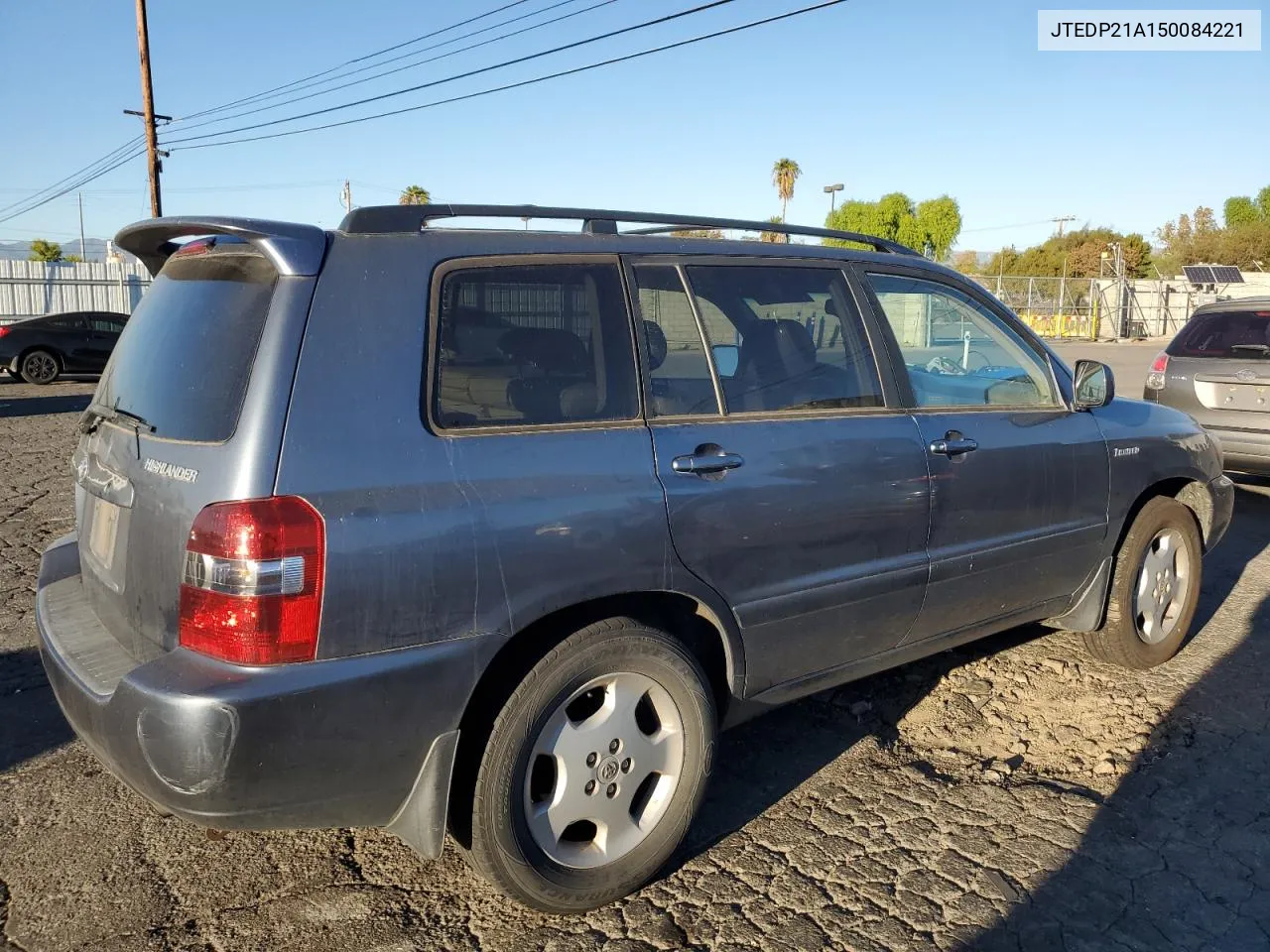 2005 Toyota Highlander Limited VIN: JTEDP21A150084221 Lot: 80782354