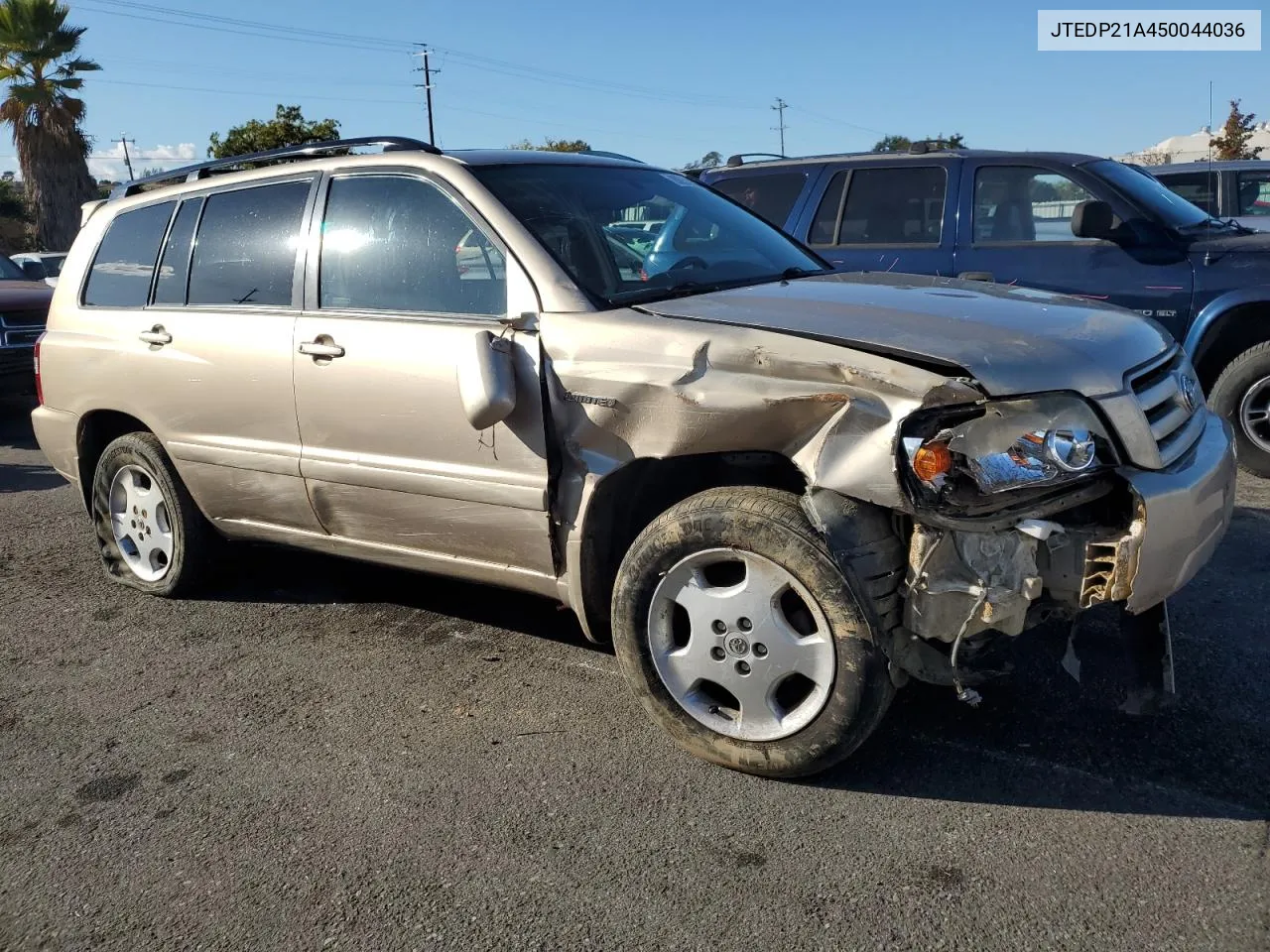 2005 Toyota Highlander Limited VIN: JTEDP21A450044036 Lot: 80935954