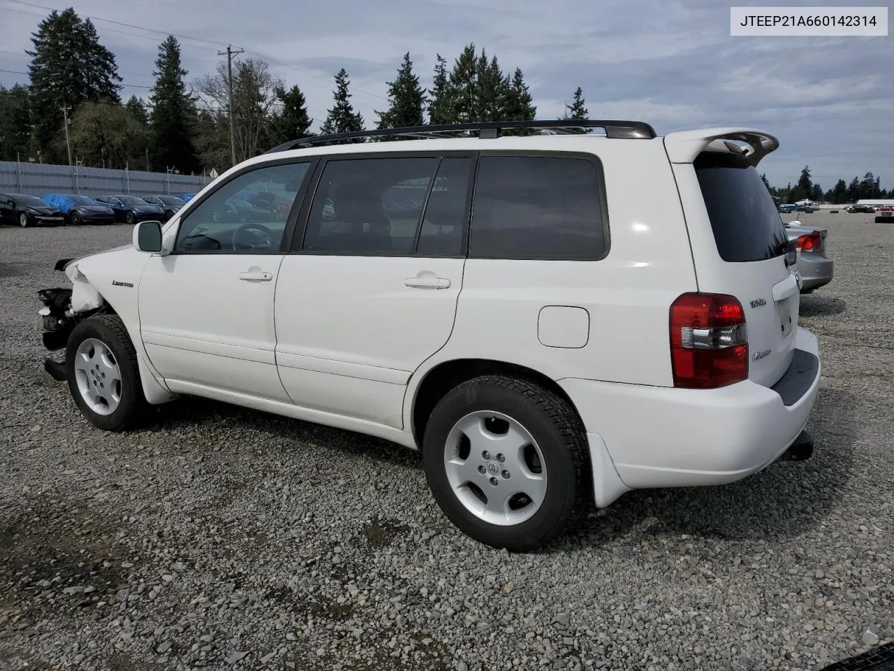 JTEEP21A660142314 2006 Toyota Highlander Limited