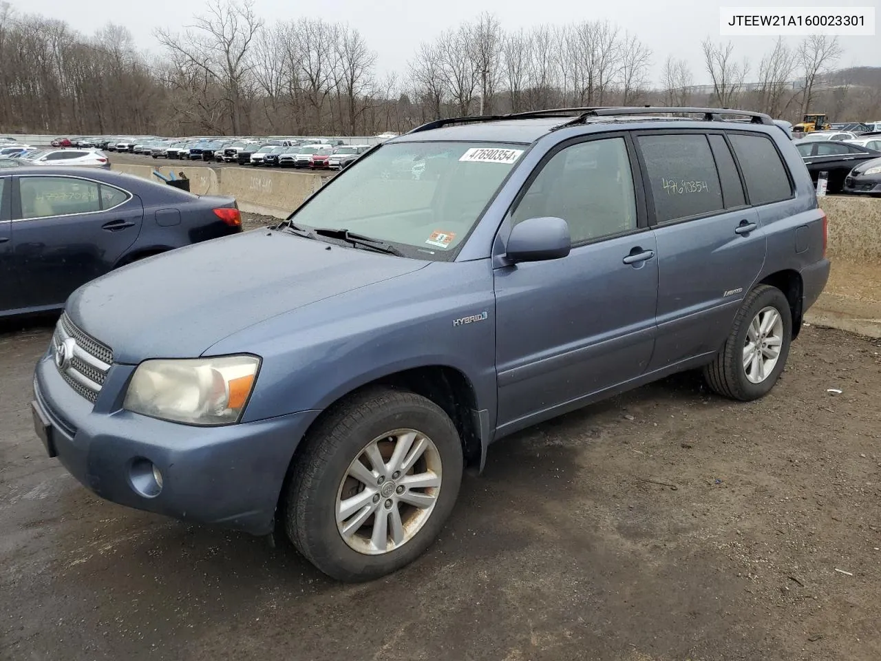 2006 Toyota Highlander Hybrid VIN: JTEEW21A160023301 Lot: 47690354